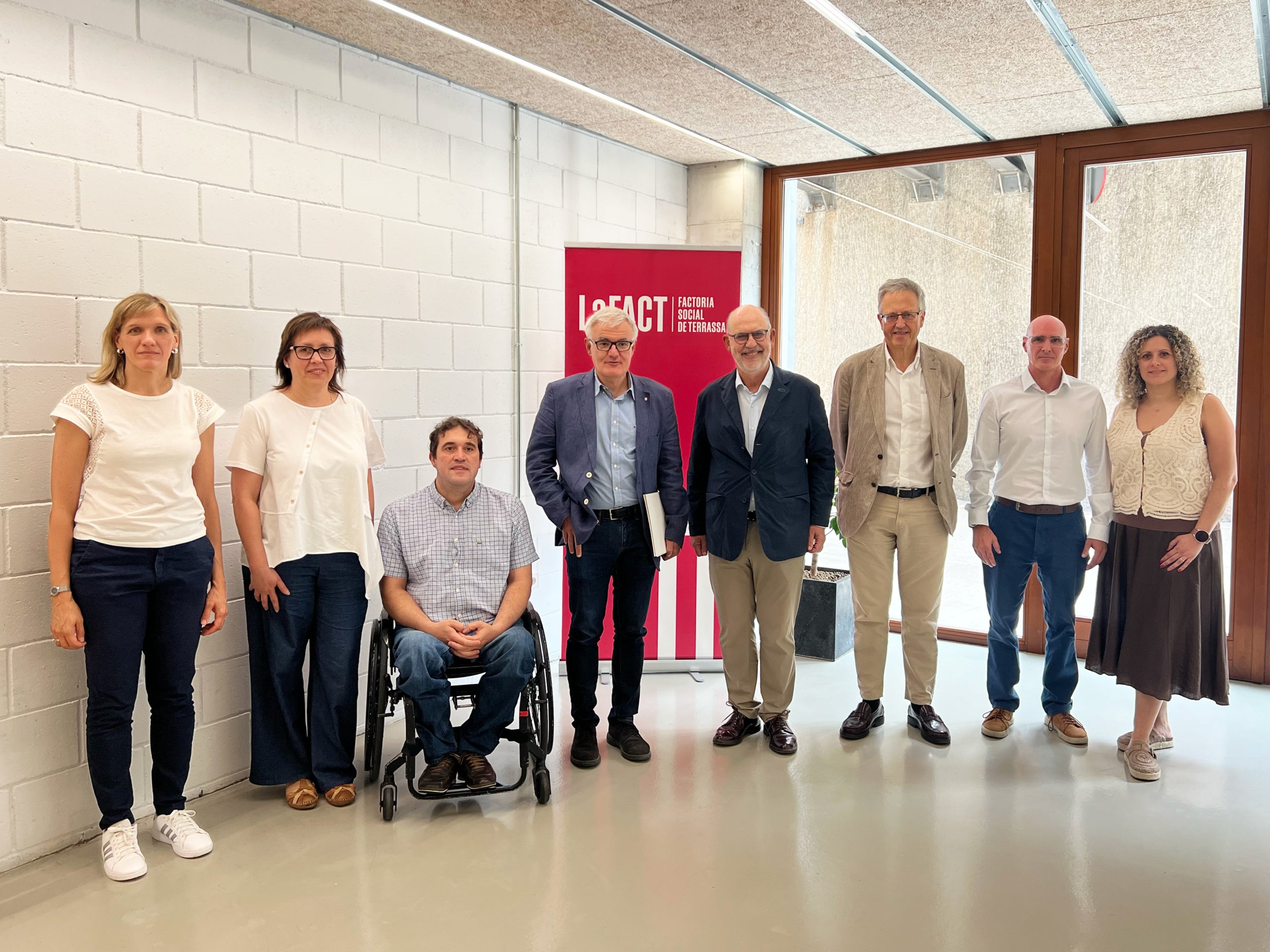 Francisco Ramos, secretari de Treball, visita les instal·lacions de LaFACT | LaFACT