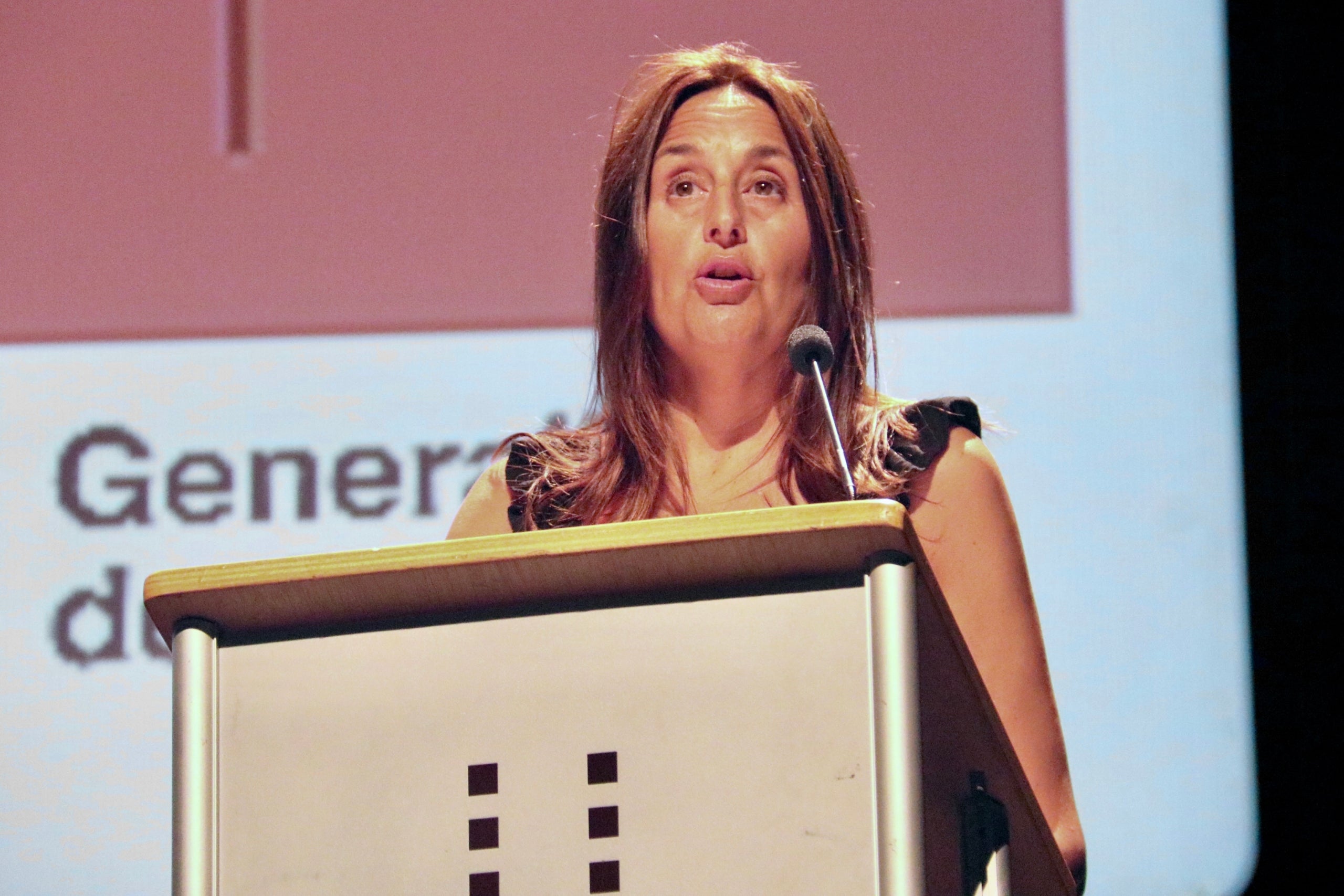 La consellera Esther Niubó, en l'acte de presentació del nou full de ruta per a les EAP | ACN