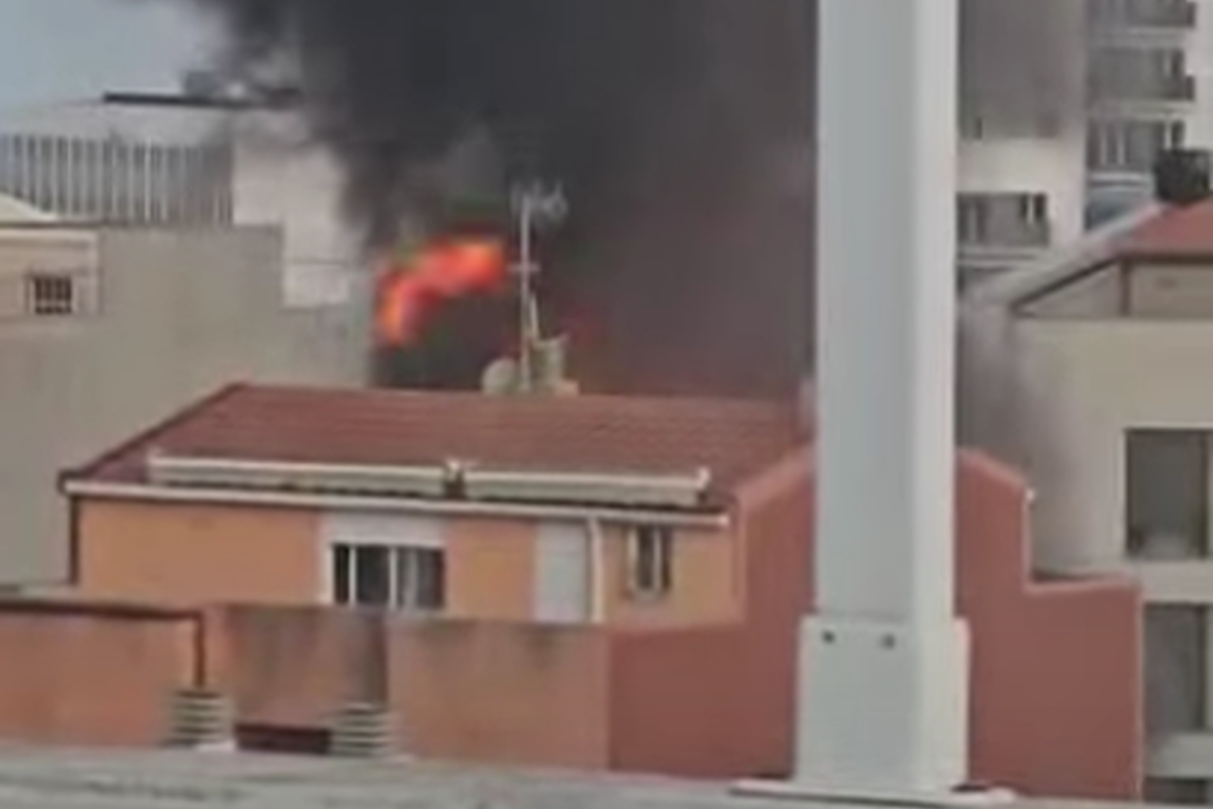 Baralla entre okupes a Terrassa després d'un incendi a l'edifici on vivien | Cedida