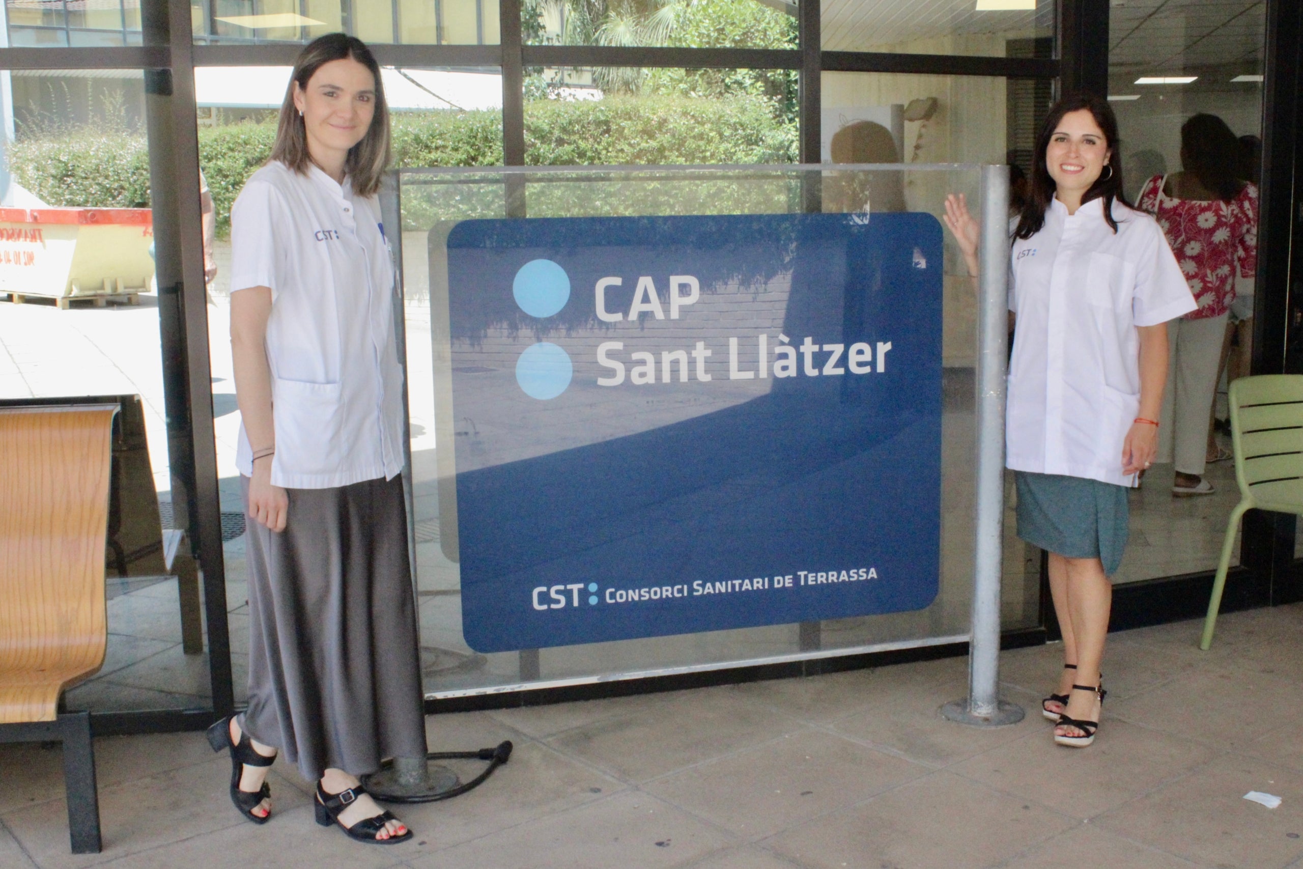 Soraya Mota, directora del CAP Sant Llàtzer i Sílvia Gamarra, subdirectora del centre | Lucía Rivera