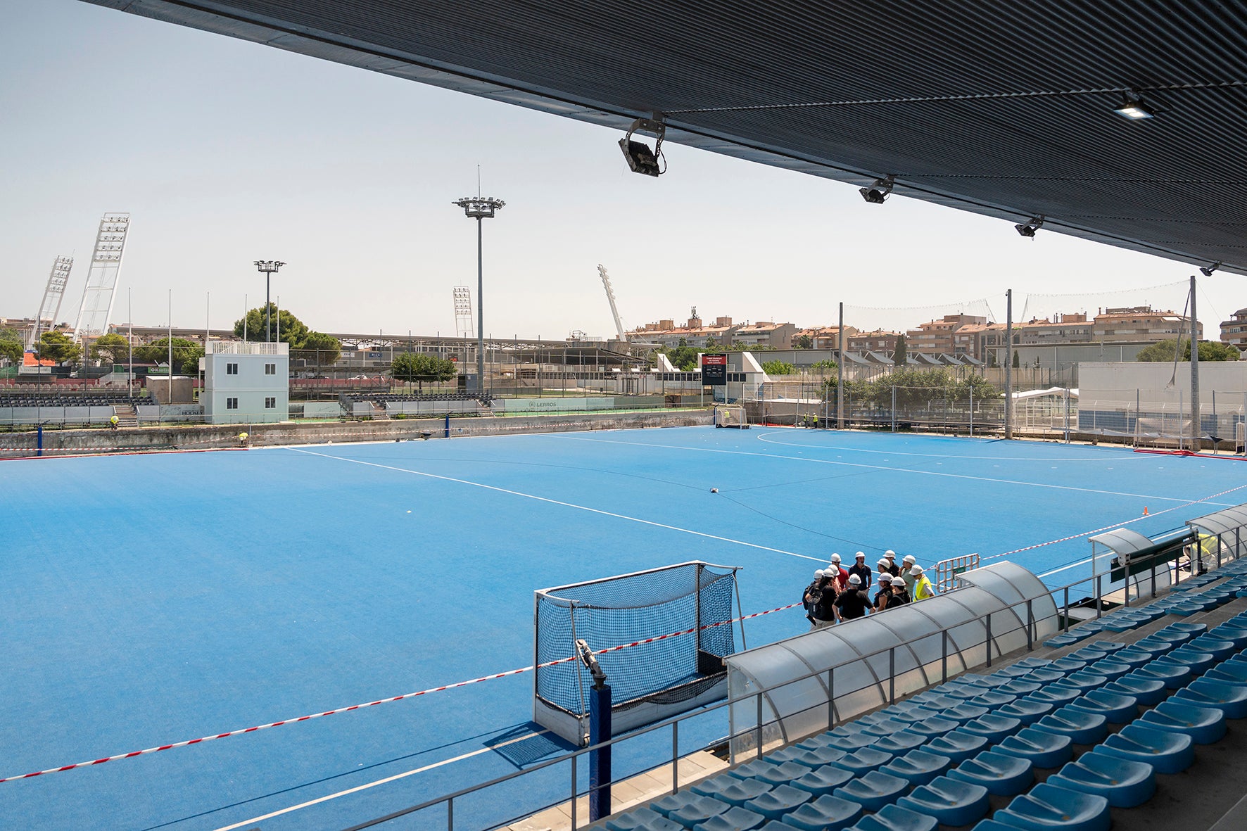 L'Estadi Martí Colomer continua en obres / Rafel Casanova (BCF)