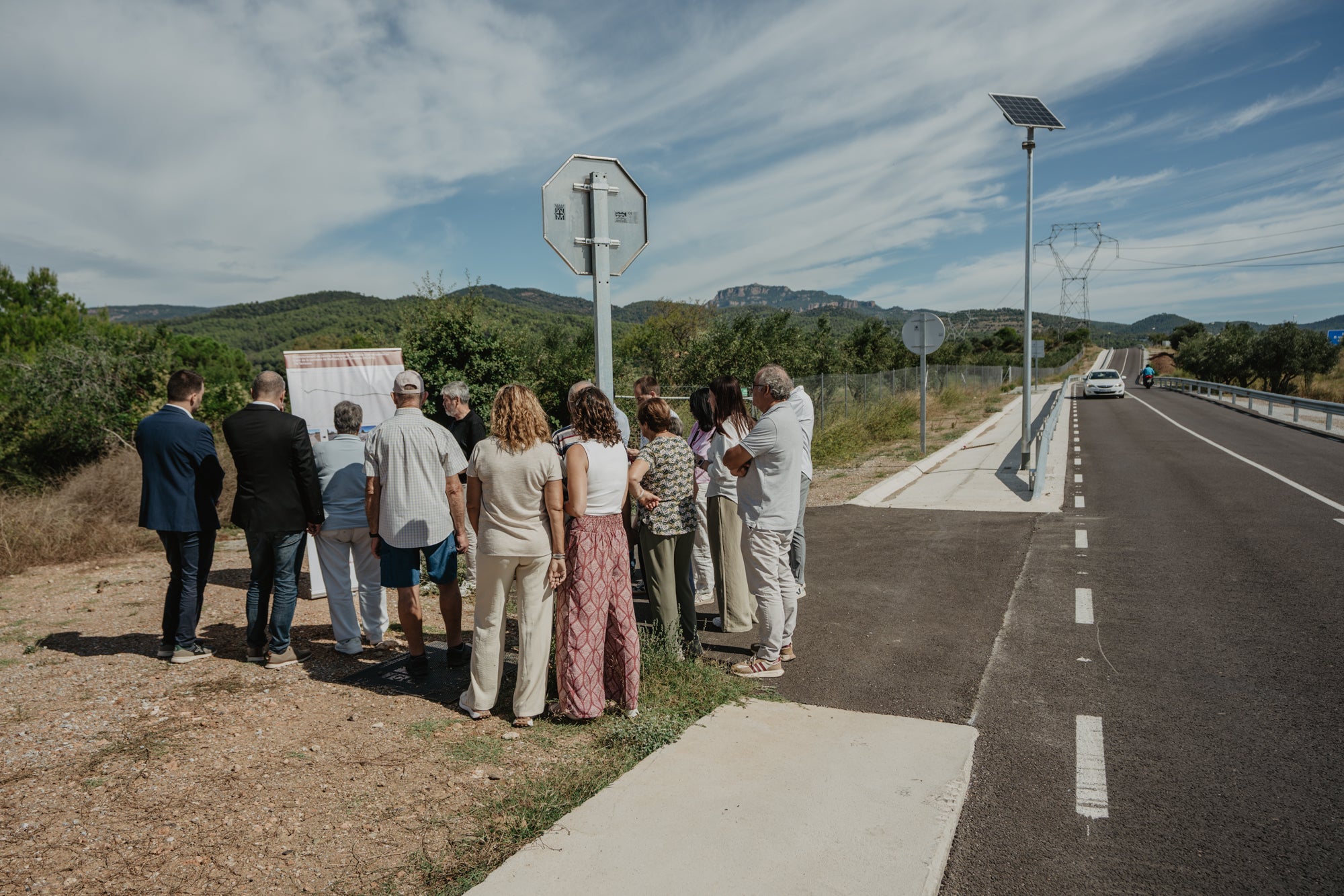 Visita a les obres fetes al camí de Can Gonteres a Terrassa | Mireia Izquierdo