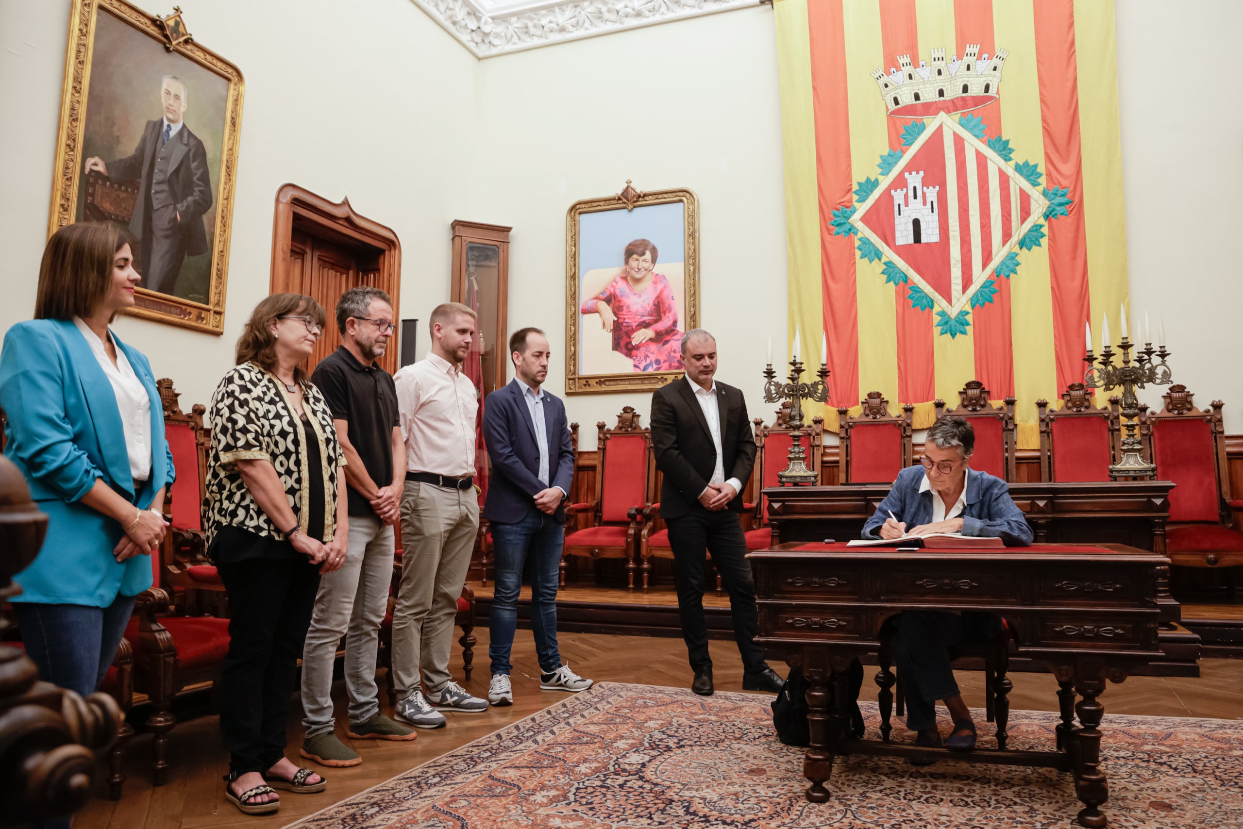 Visita institucional de la consellera de Salut, Olga Pané, al Ayuntamiento de Terrassa | Lluís Clotet