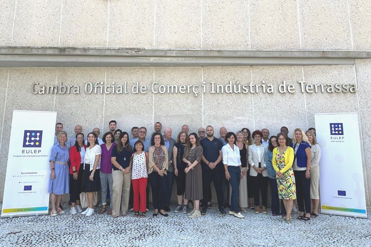 La Cambra de Comerç de Terrassa ha acollit la trobada dels membres de l’òrgan de govern de la Plataforma Europea d’Experiències d’Aprenentatge (EULEP) | Ajuntament de Terrassa