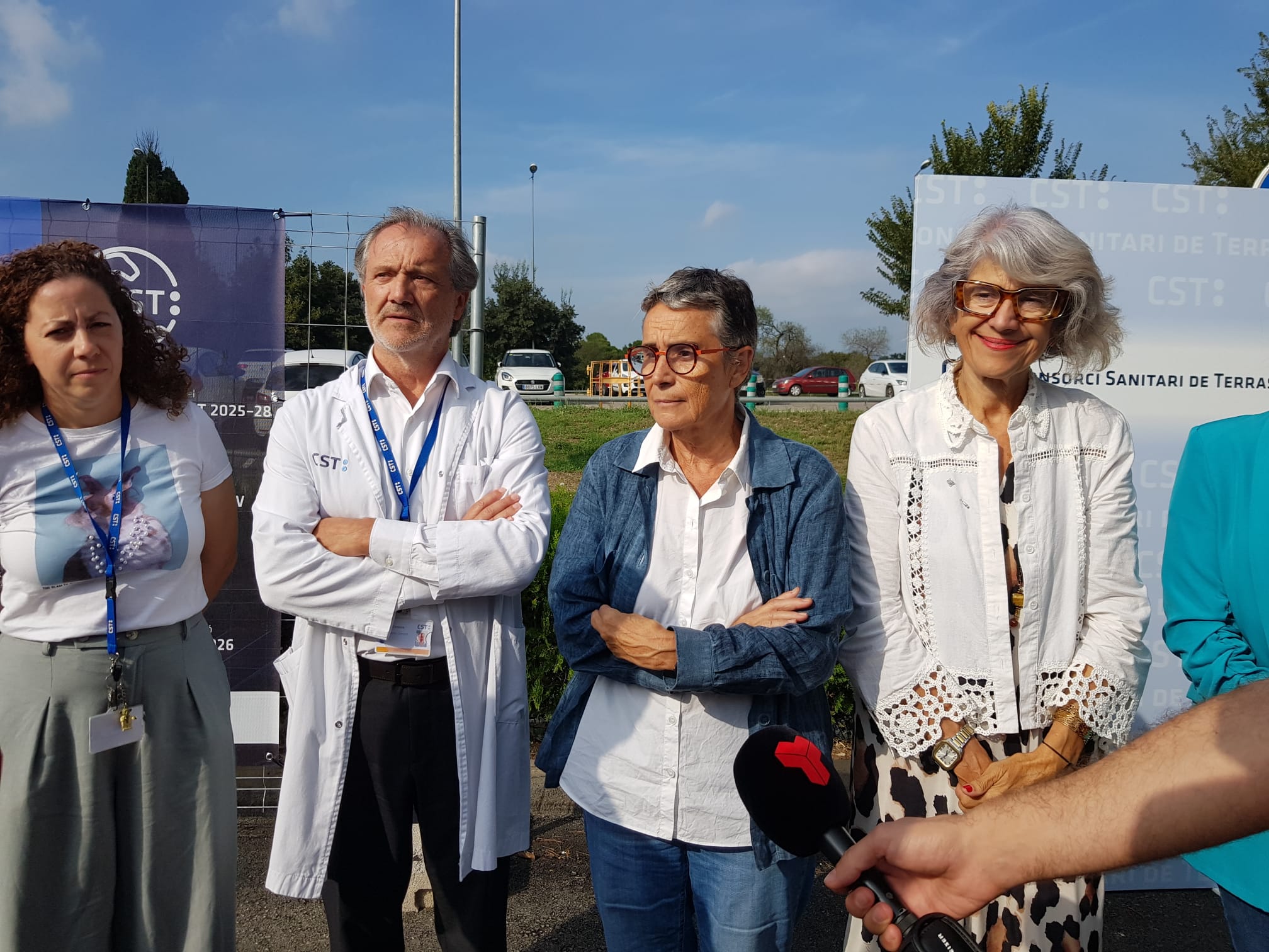 La consejera Olga Pané ha estado este miércoles en el Hospital Universitario de Terrassa | Lluïsa Tarrida