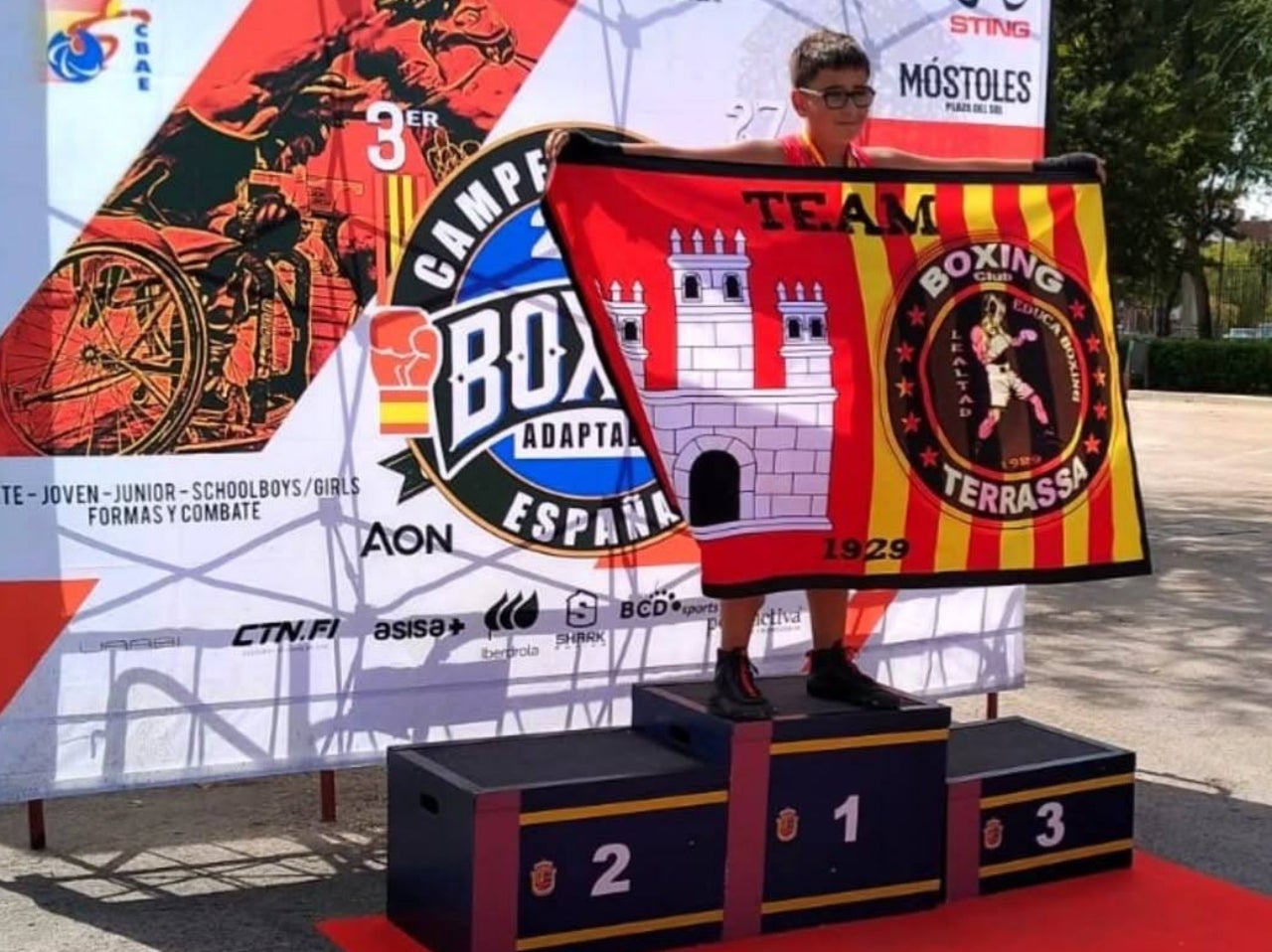Francisco García s'ha proclamat campió d'Espanya de boxa adaptada en categoria 'Formes' | Club Boxing Terrassa
