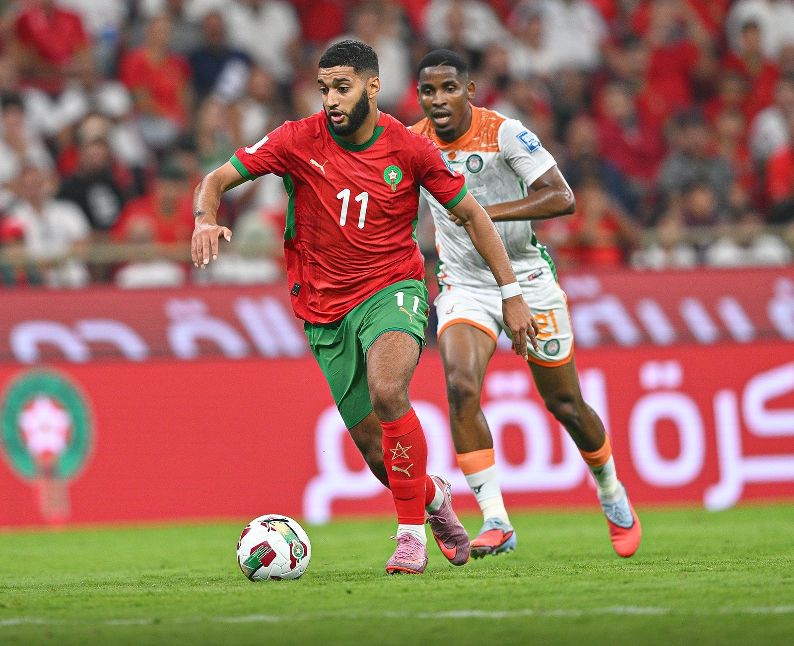Ismael Saibari hizo dos goles contra Níger | Équipe du Maroc