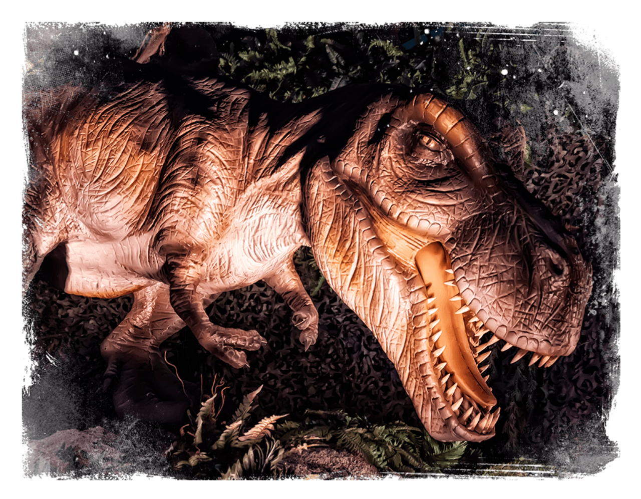 Un dels dinosaures XXL que es poden veure a l'exposició | Suarus Expo