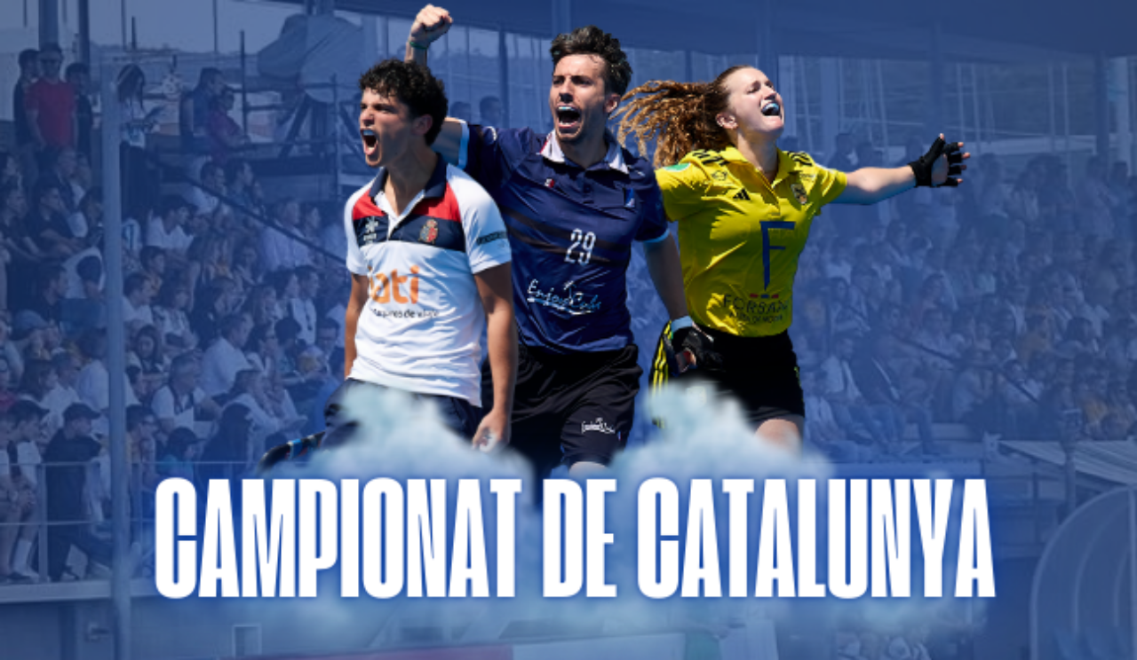 Cartel anunciando las finales del Campeonato de Cataluña | FCH
