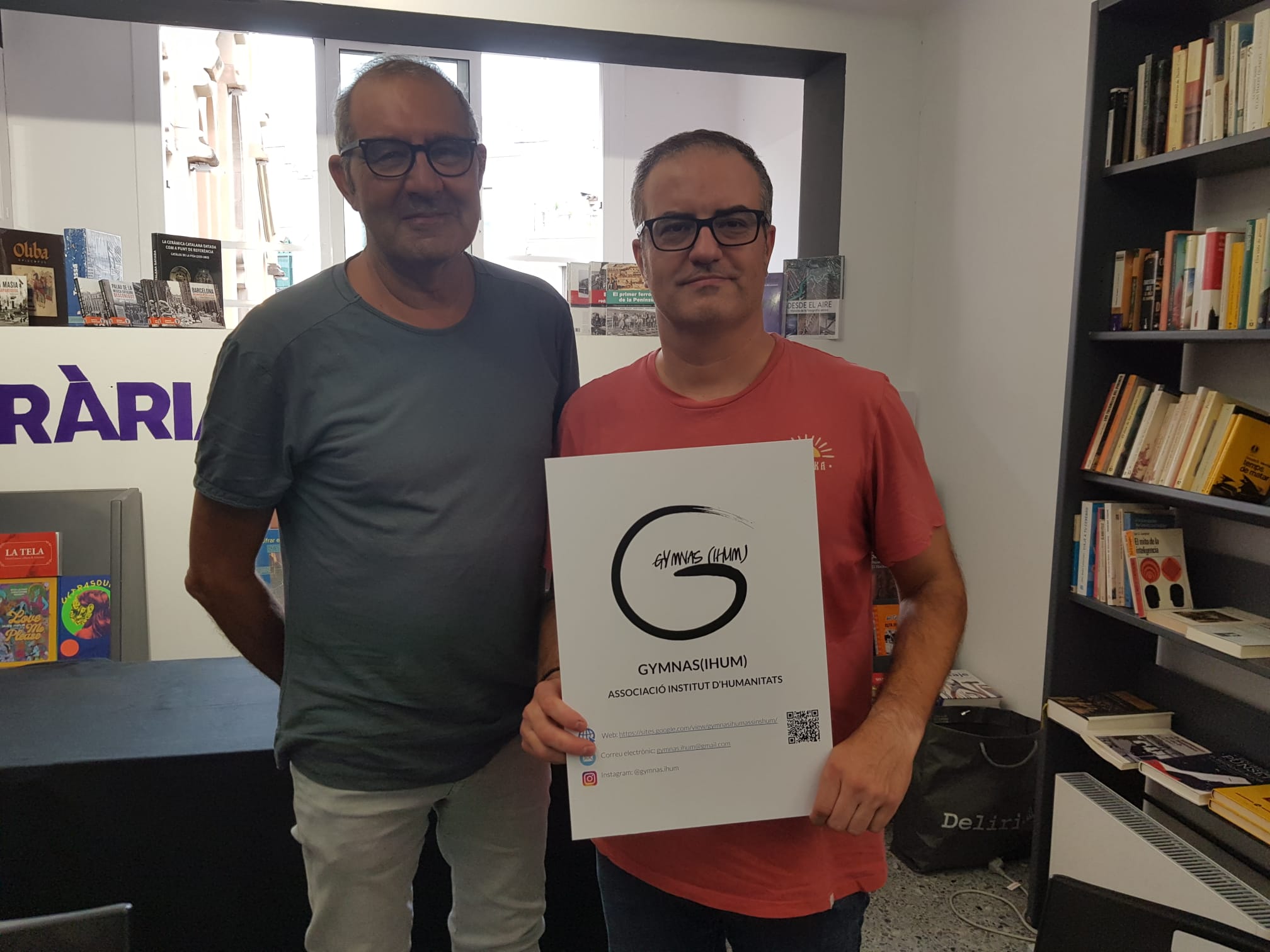 Ramon Francolí i Carles Codina han presentat els nous cursos de Gymnas(IHUM) | Lluïsa Tarrida