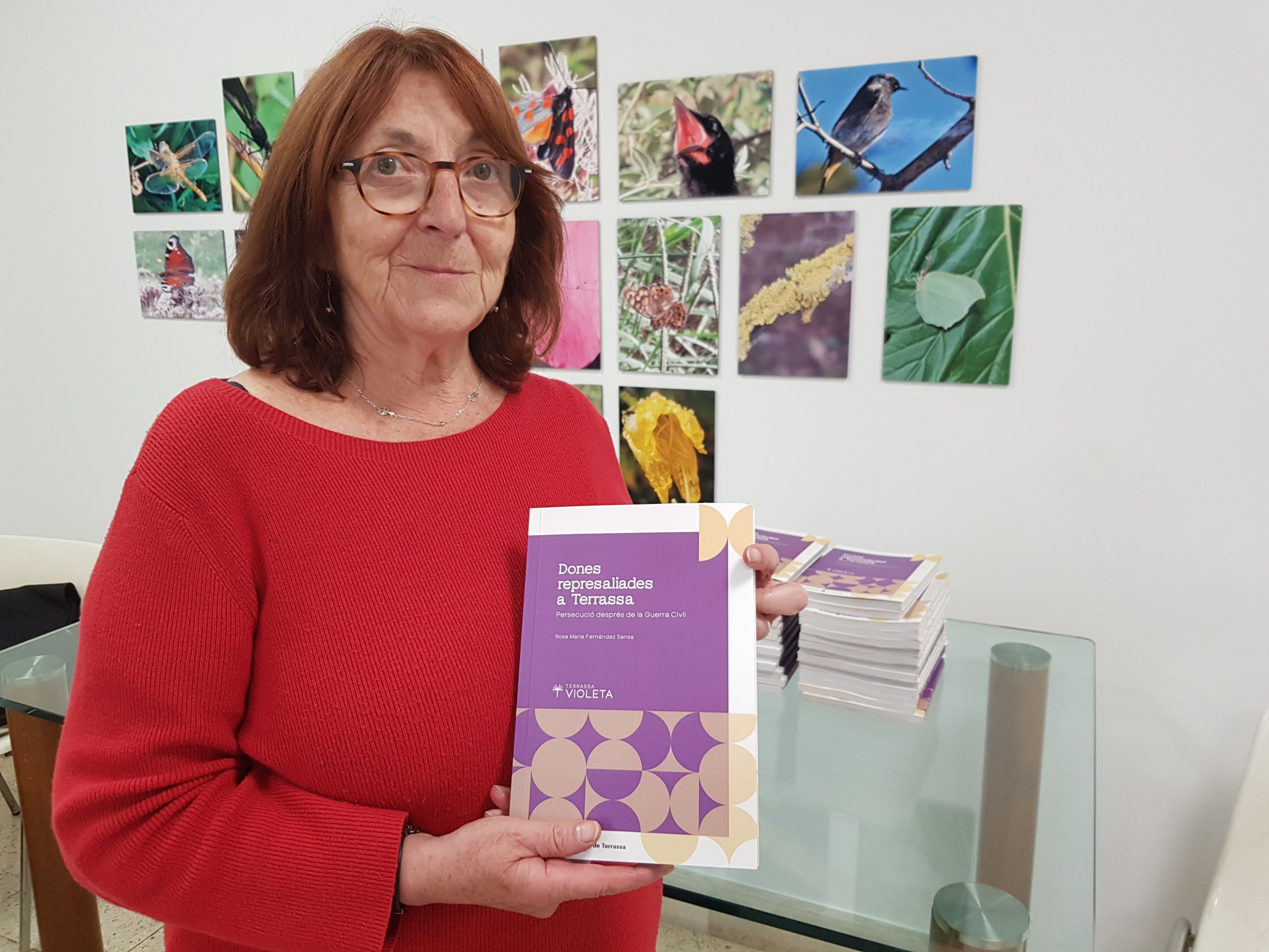Rosa Maria Fernández Sansa és l'autor del llibre 'Dones represaliades a Terrassa' | Lluïsa Tarrida