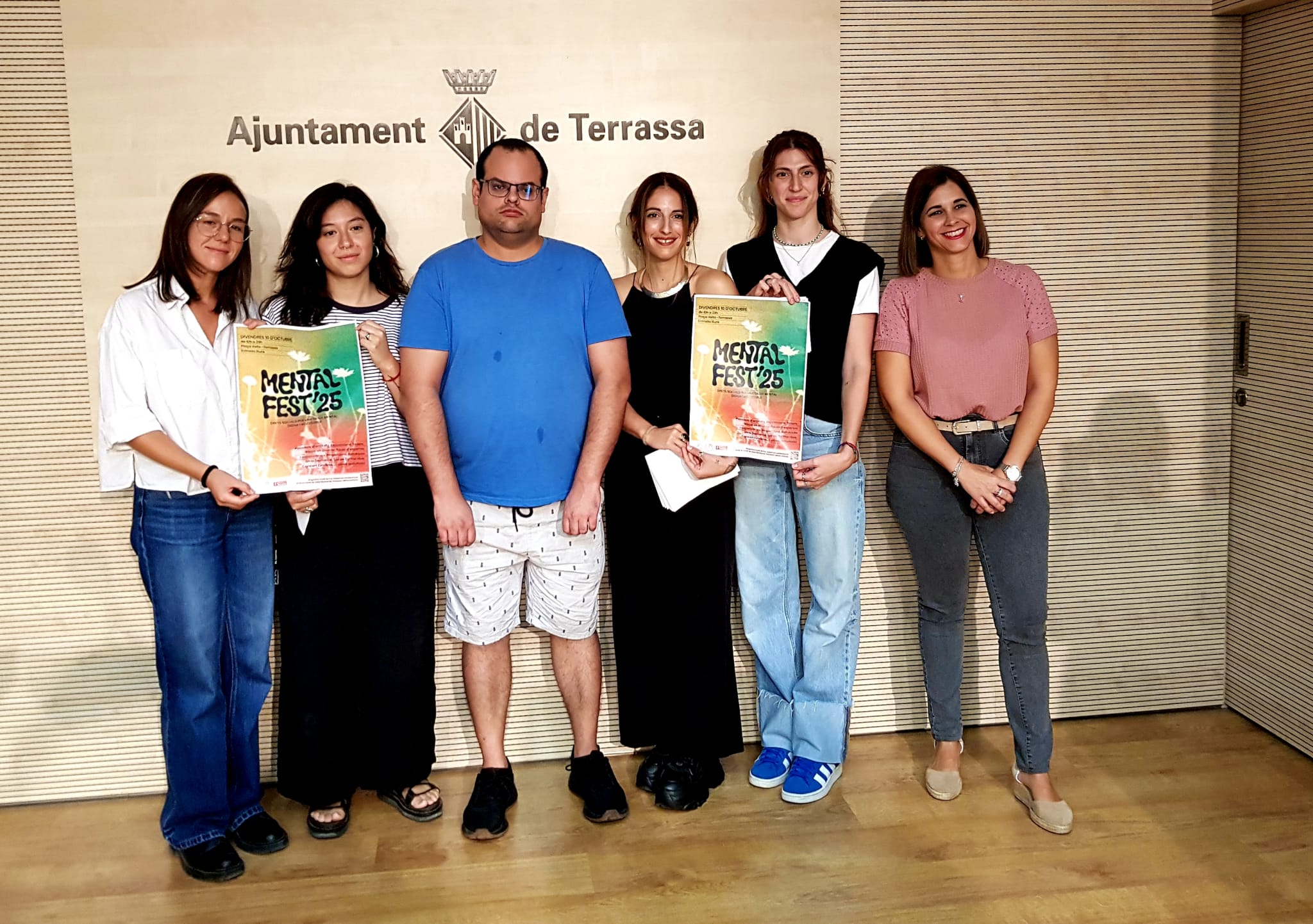 Acto de presentación de la tercera edición del Mental Fest en Terrassa | Lluïsa Tarrida