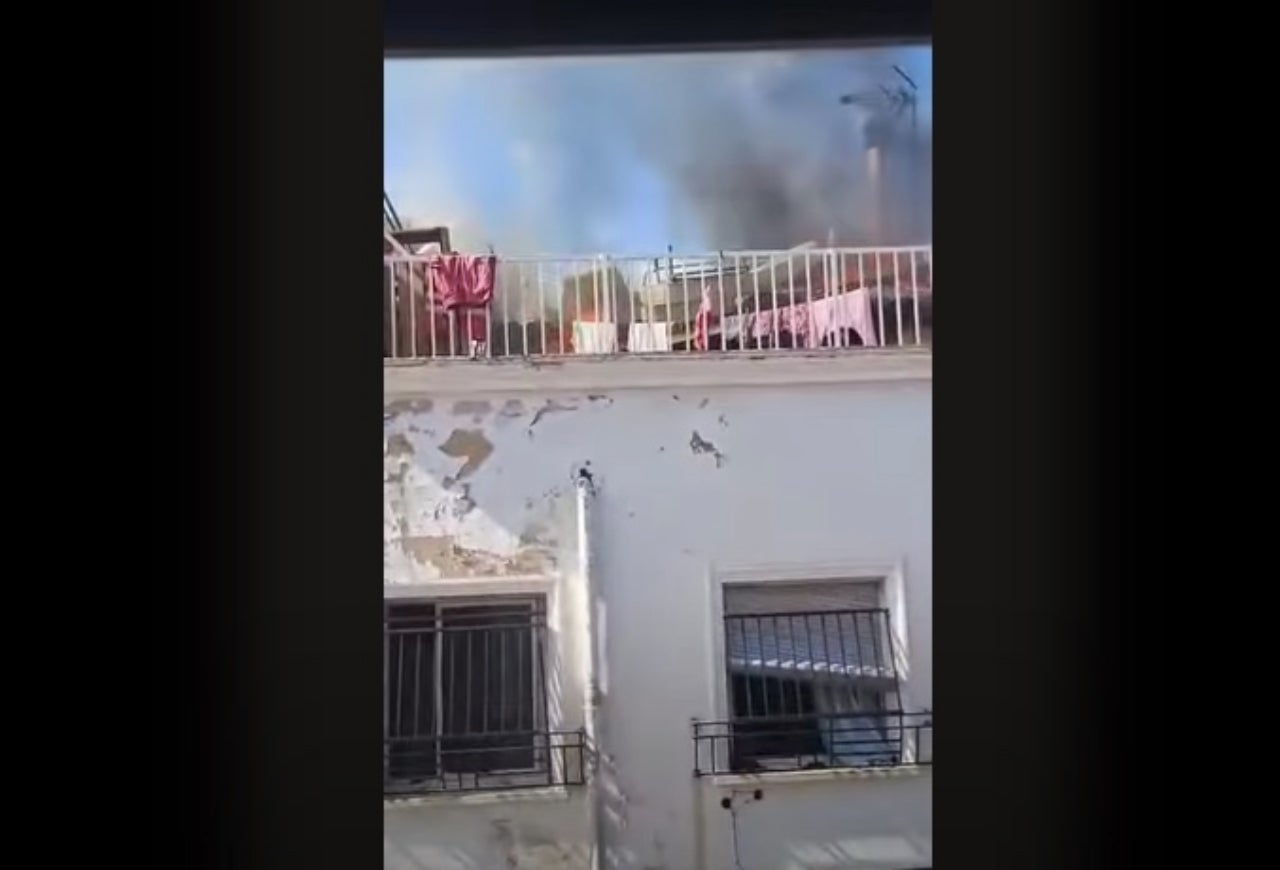 Incendio en una casa de Ca n'Anglada | Cedida