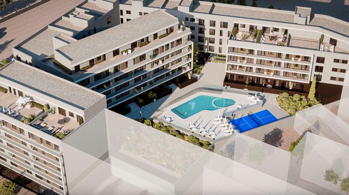 Imagen exterior de la promoción de viviendas en Sala i Badrinas | Corp