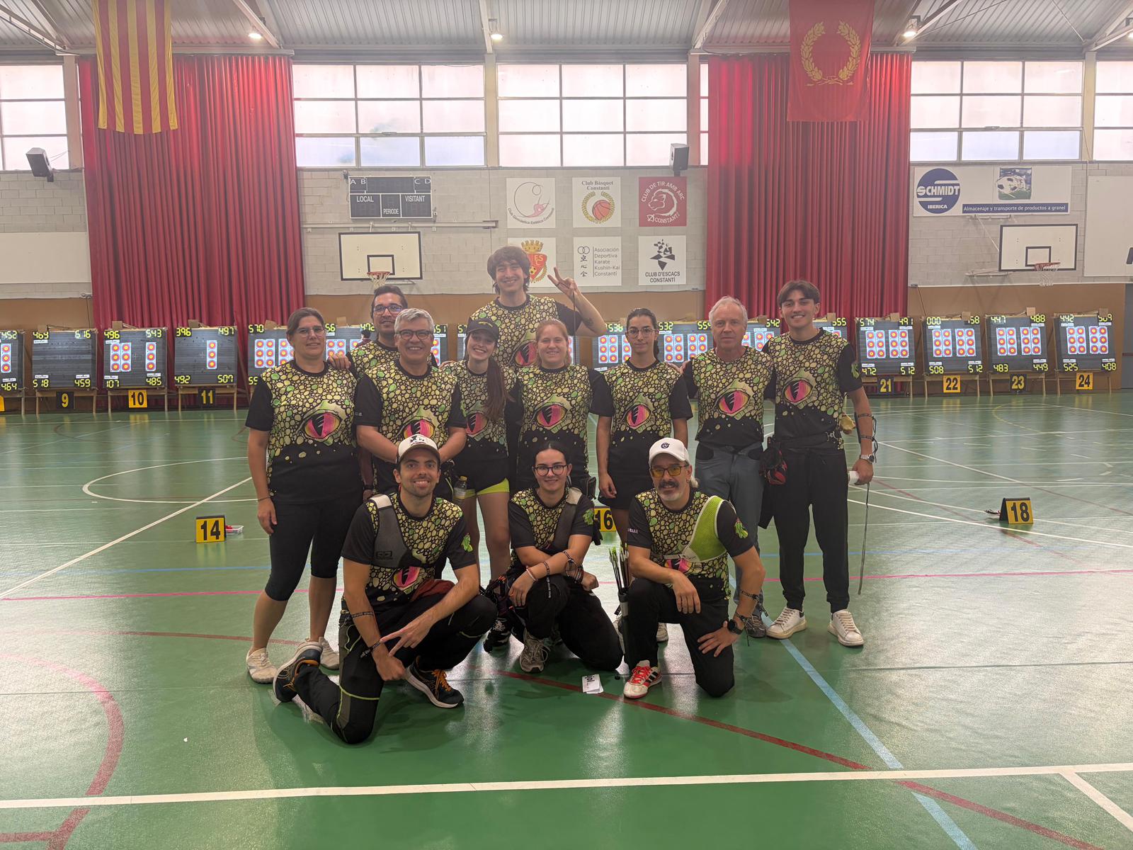 Els participants de Draco Sagitariis en aquesta nova jornada de competició a Constantí | Cedida