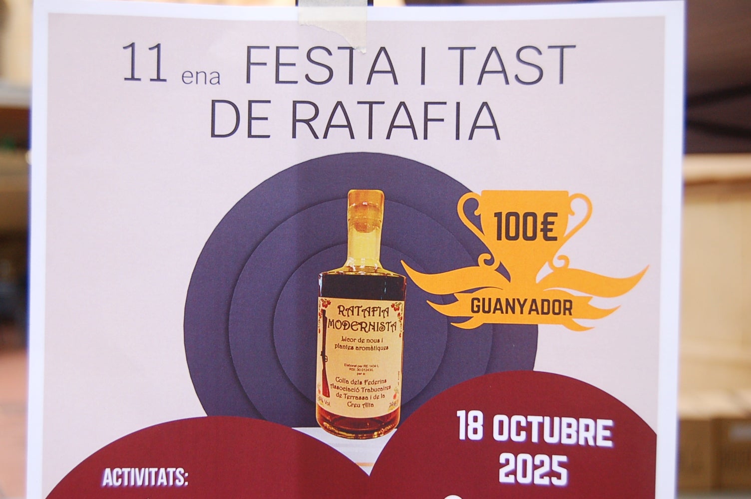 Aquest dissabte, 18 d'octubre, Terrassa ha acollit l'11a edició de la Festa i Tast de Ratafia al Raval de Montserrat. La jornada ha estat organitzada per la Colla dels Federins Trabucaires de Terrassa i l'Ateneu Terrassenc | Ramon Navarro