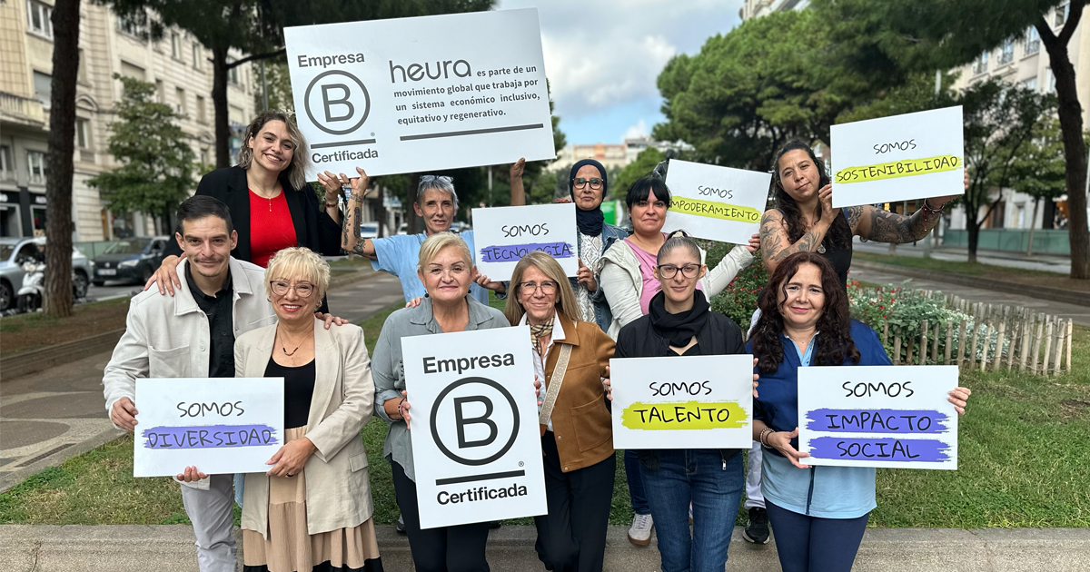 Heura, primer Centre Especial de Treball del sector del Facility Management certificat com a B Corp | Optima Grupo