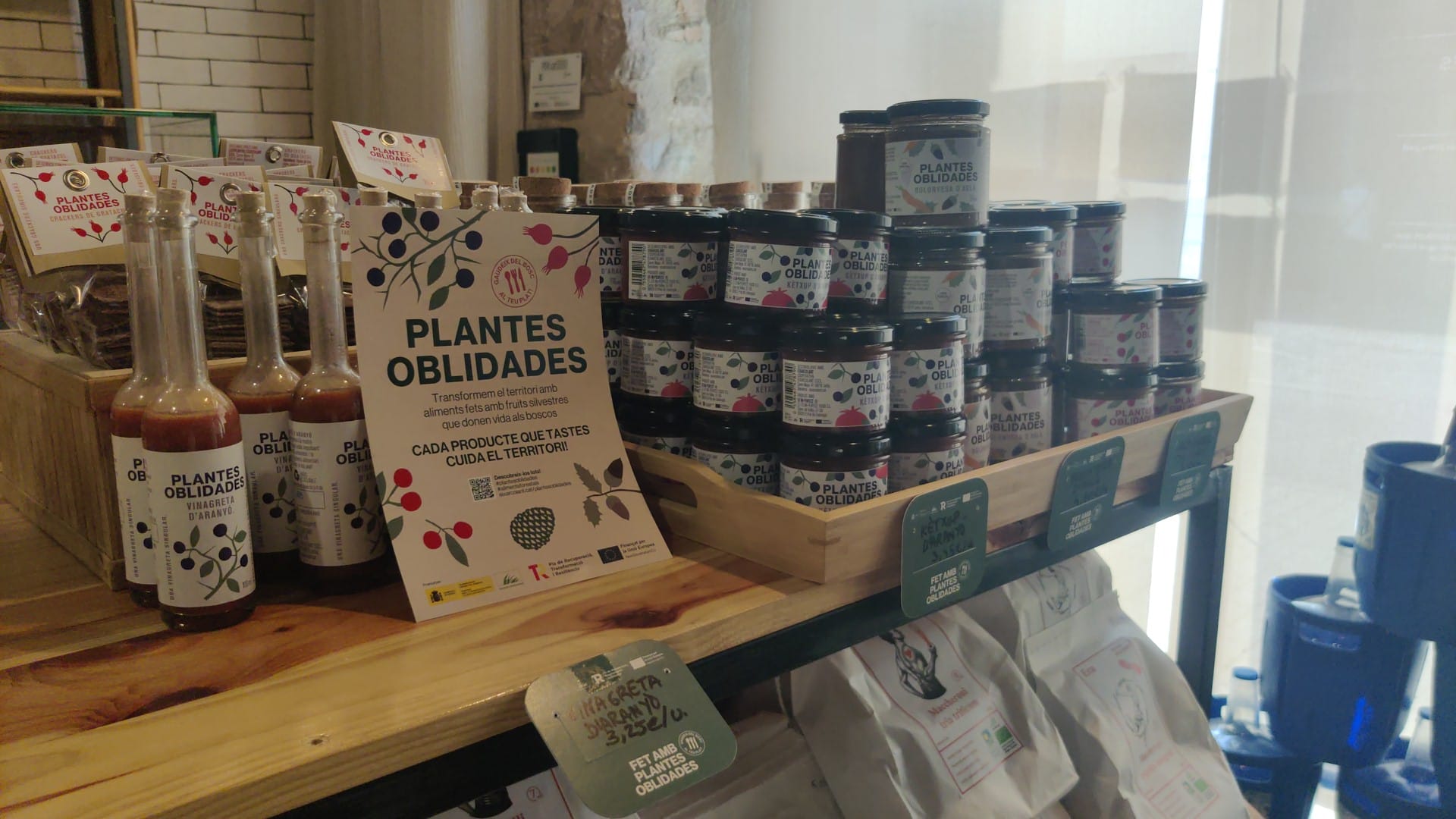 Productes fets de manera sostenible dins del programa Plantes Oblidades | Cedida