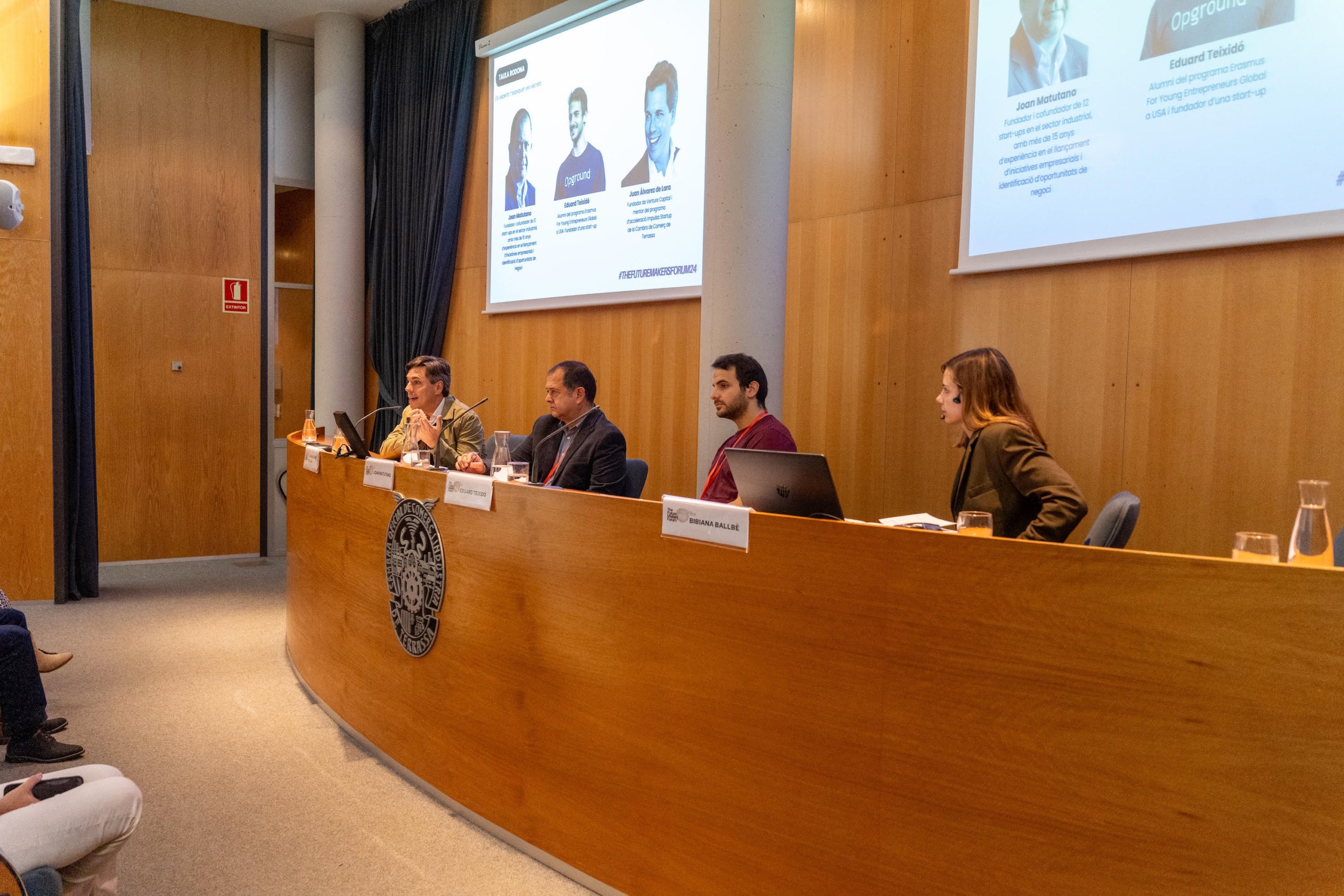 Un centenar d'emprenedors i emprenedores, en la jornada 'The Future Makers' Forum' de la Cambra de Comerç de Terrassa | Cambra de Comerç de Terrassa
