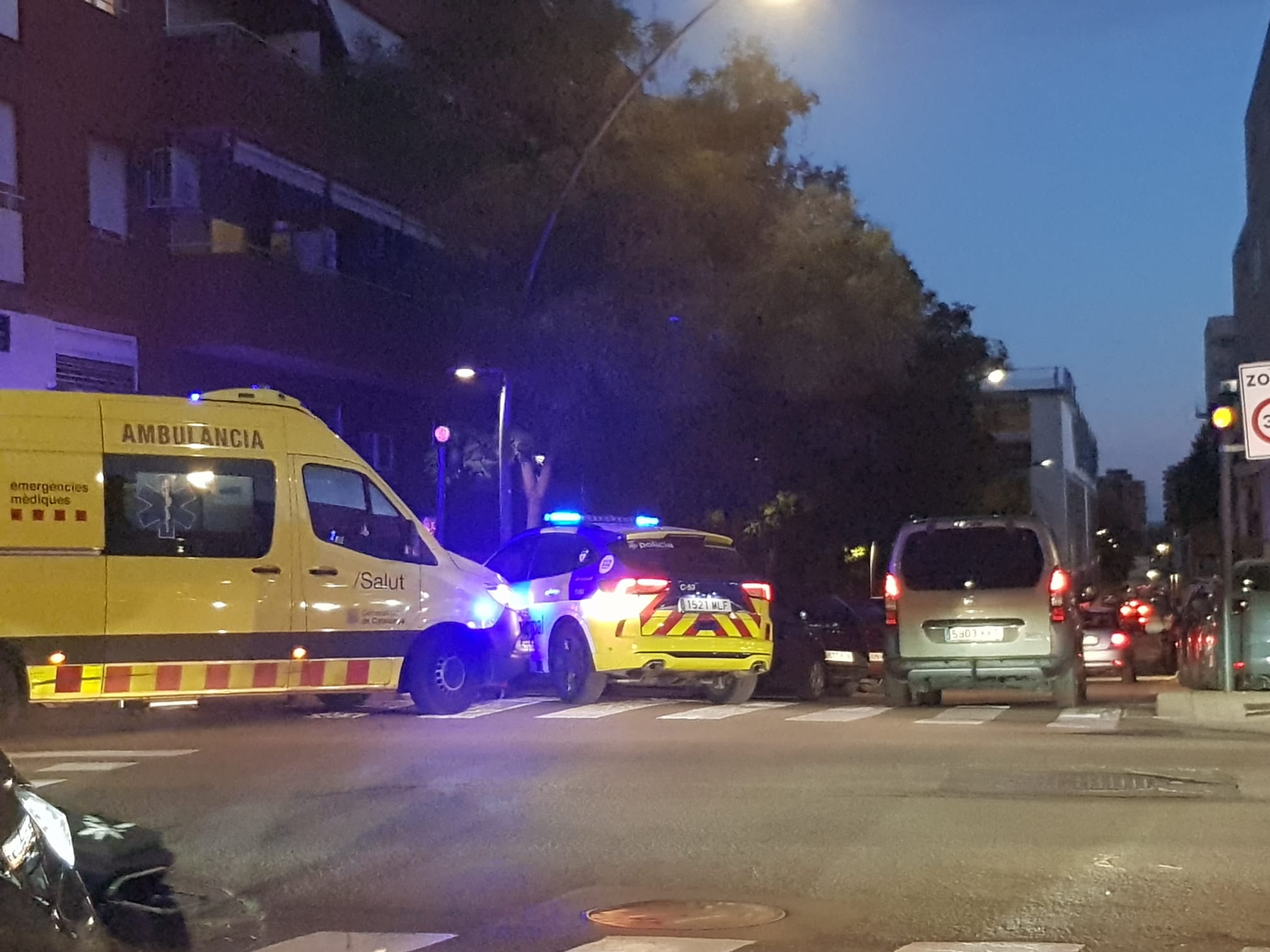 Accident de trànsit a la carretera de Montcada amb Baldrich | Lluïsa Tarrida