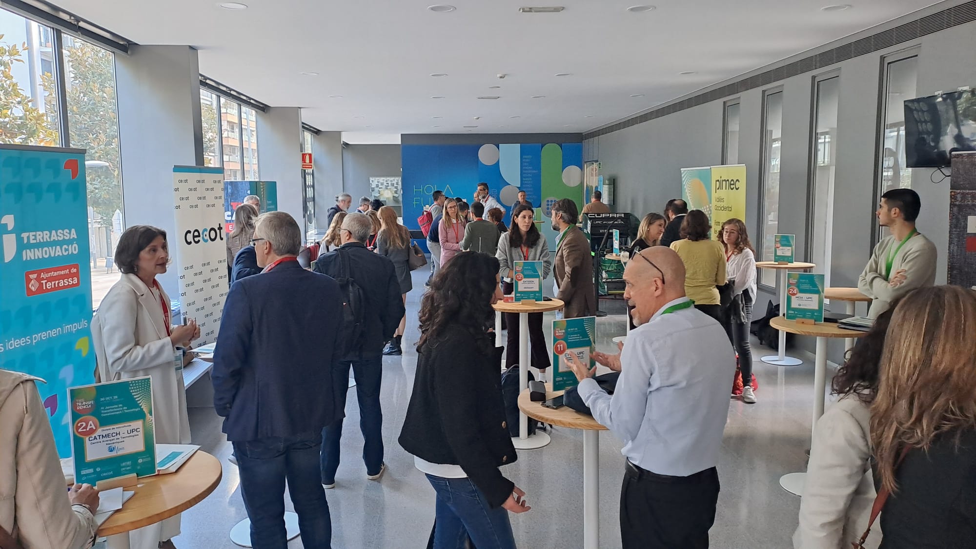 El 'Brokerage' a l'edifici GAIA de la UPC en el marc de la celebració de la IV Jornada de Transferència de Coneixement i Tecnologia | Oriol Manrique