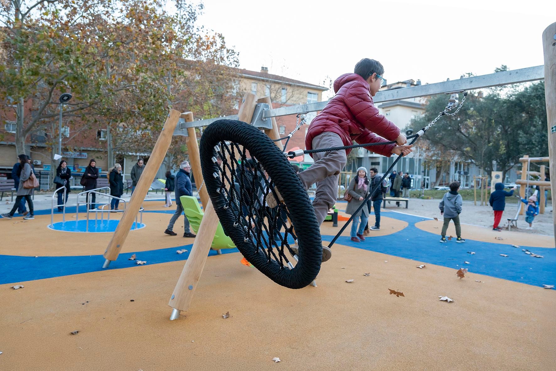 Inauguració de la nova zona de jocs als jardins de Ròmul i Pinyol | Rafel Casanovas BCF