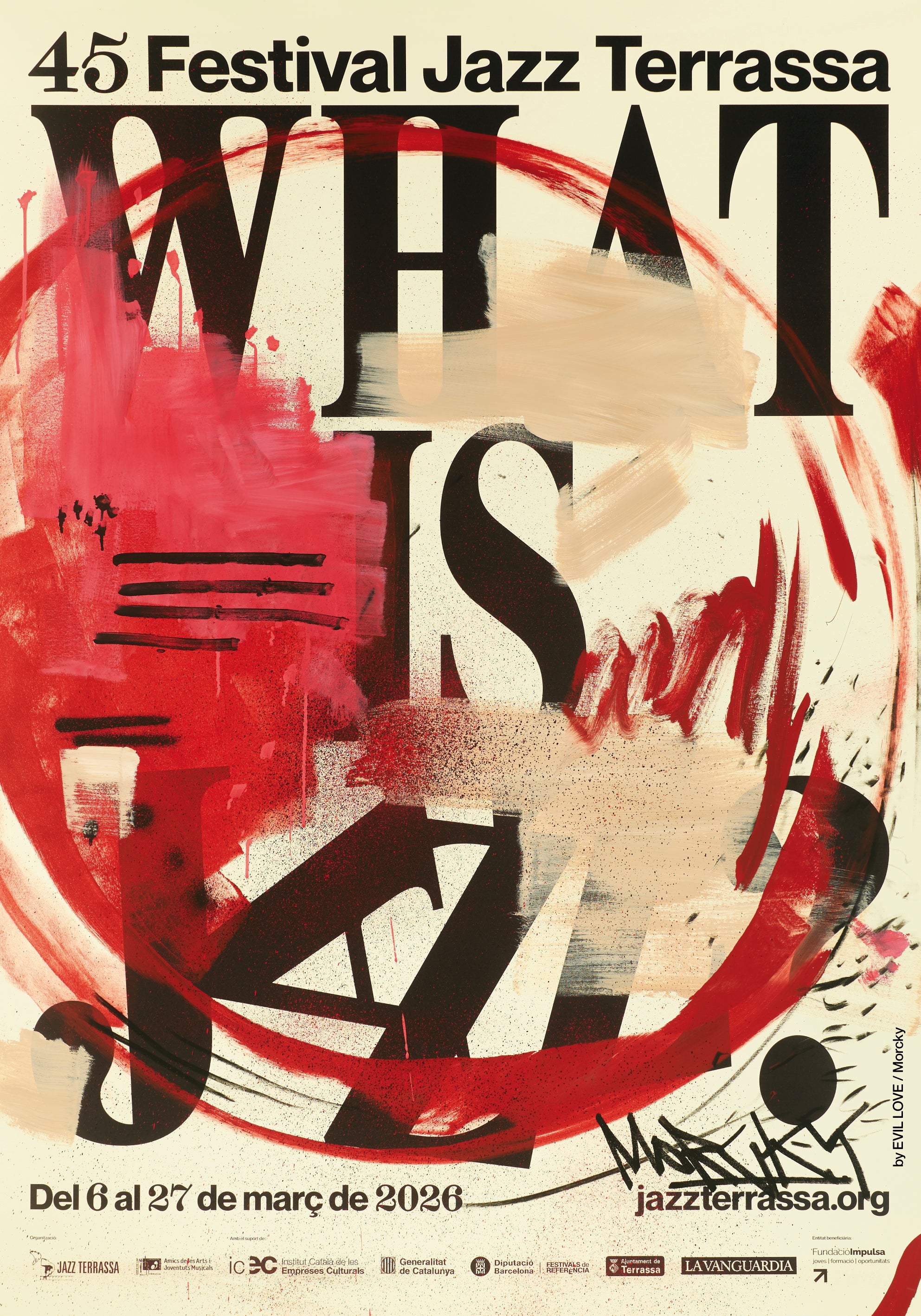 Cartel Oficial del 45 Festival Jazz Terrassa | Jazz Terrassa