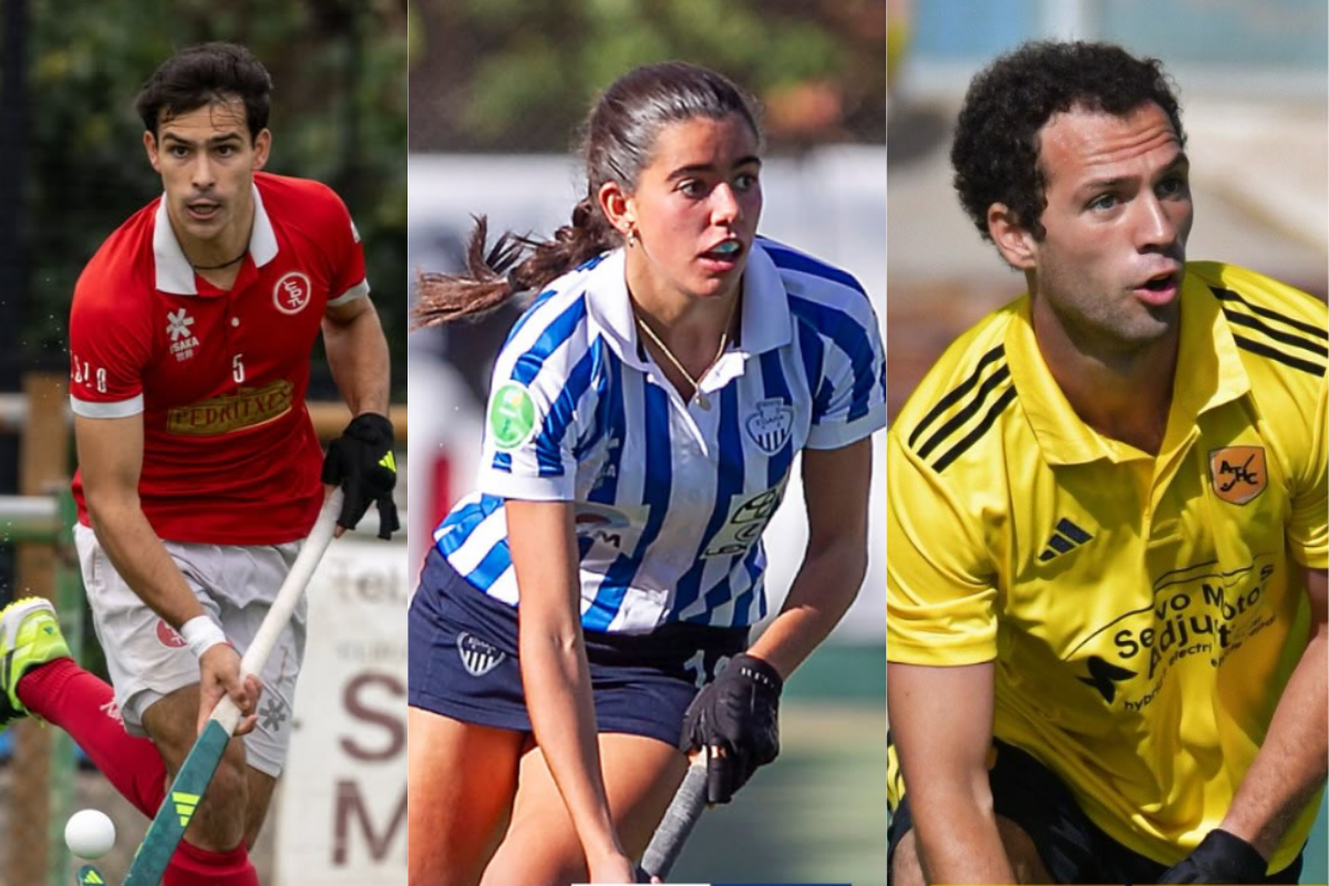 Balanç dels equips egarencs d'hoquei herba / Muntatge de Marc Pérez amb imatges d'Instagram