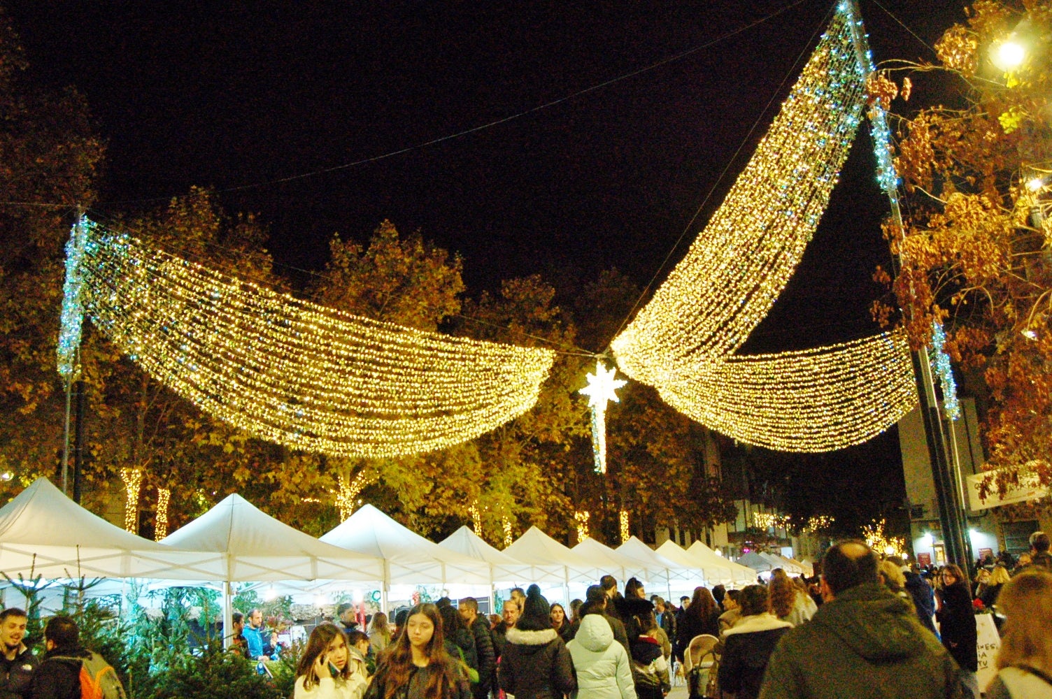 Terrassa ha celebrat aquest dissabte, dia 29 de novembre, al vespre l'acte d'encesa de l'enllumenat nadalenc, una jornada que esdevé el tret de sortida al Nadal a la ciutat. Enguany, l'Ajuntament ha apostat per incrementar en prop de 200 punts els elements lumínics al carrer, arribant a gairebé 1.400 punts de llum de Nadal. A més, aquest dissabte també s'ha inaugurat el pesebre de Nadal, elaborat pel pessebrista Ricard Verdaguer | Ramon Navarro