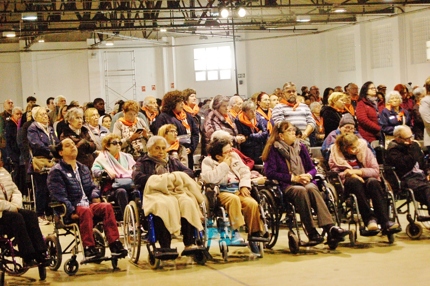 Aquest diumenge, 9 de novembre, el Recinte Firal de Terrassa ha acollit la Diada de Germanor de l'Hospitalitat de Lourdes dels bisbats de Terrassa i Sant Feliu de Llobregat i de l'Arquebisbat de Barcelona. Centenars de persones malaltes, discapacitades, voluntaris i peregrins han participat en la jornada. El bisbe de Terrassa, Salvador Cristau, ha estat l'encarregat de presidir la missa | Ramon Navarro