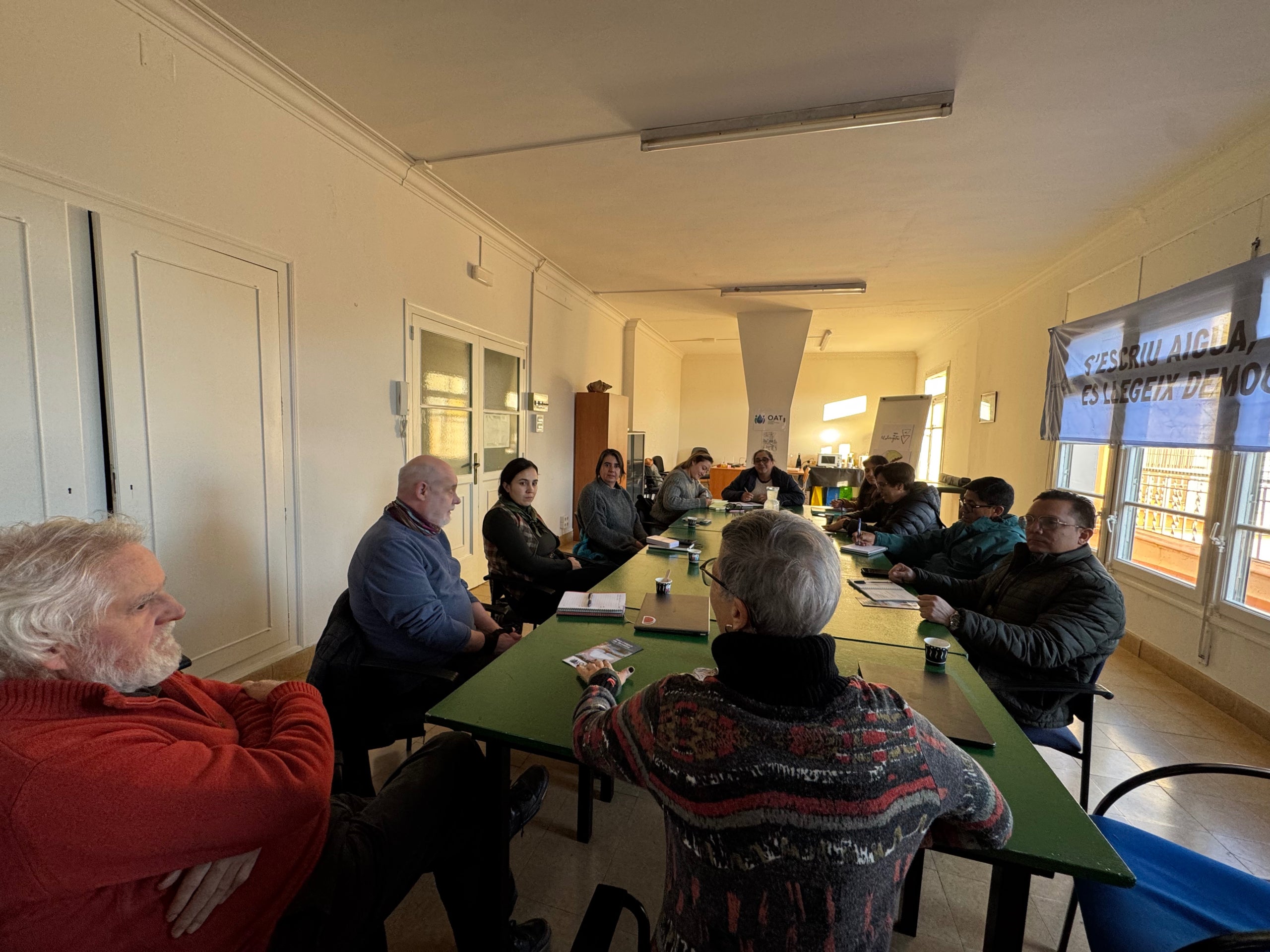 L’Observatori de l’Aigua de Terrassa (OAT) s’ha reunit aquest dimecres amb representants d’un projecte internacional sobre la gestió de l’aigua a Colòmbia i el Perú | OAT