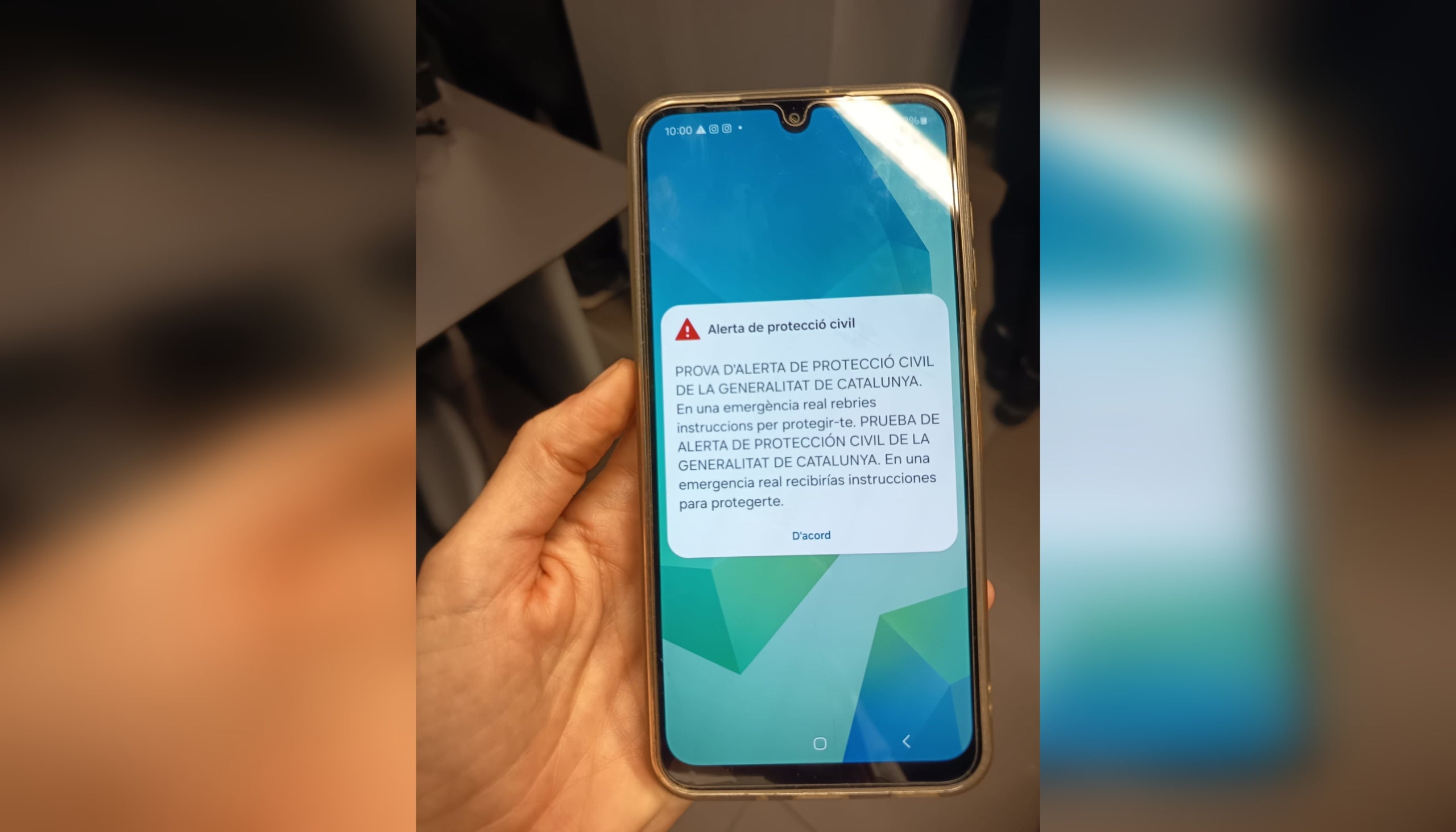 Simulacre l'alerta d'emergències als mòbils del Vallès | Protecció Civil
