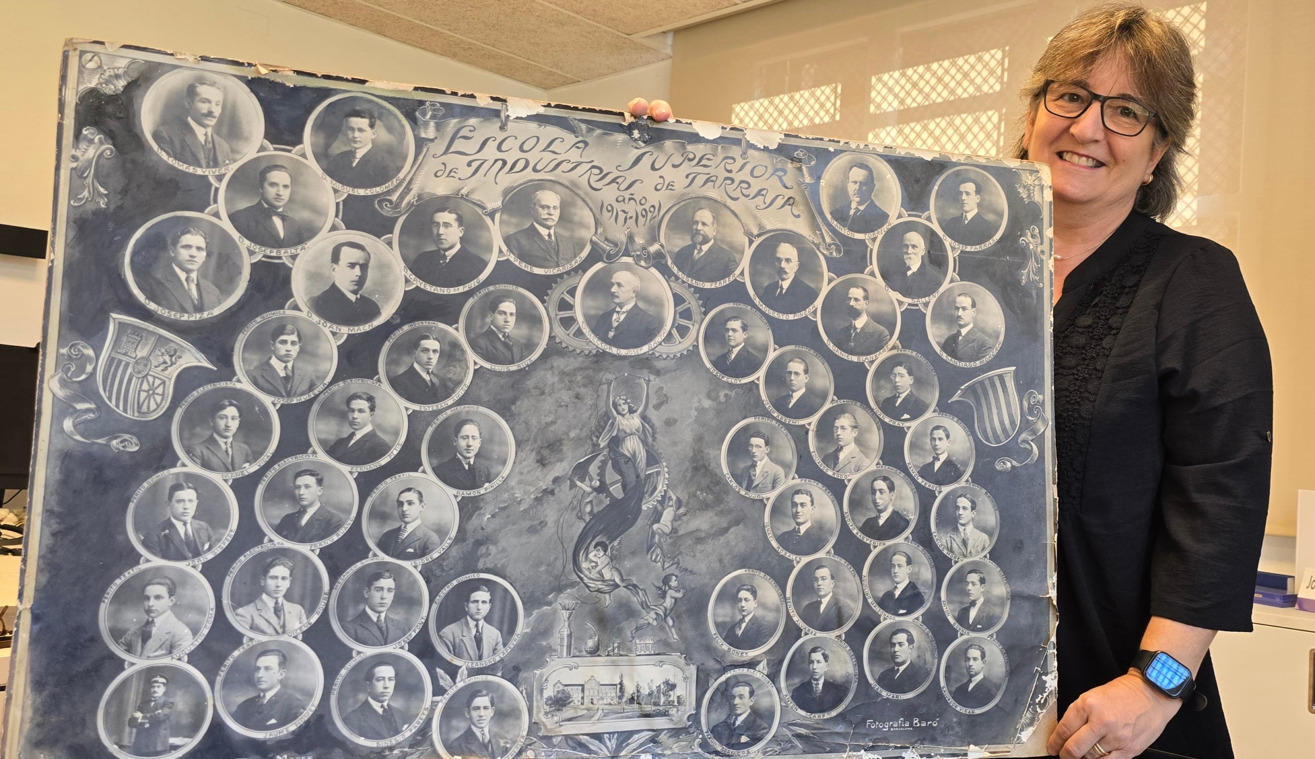 Troben l'orla universitària més antiga de l'ESEIAAT i una de les més antigues de Catalunya | UPC
