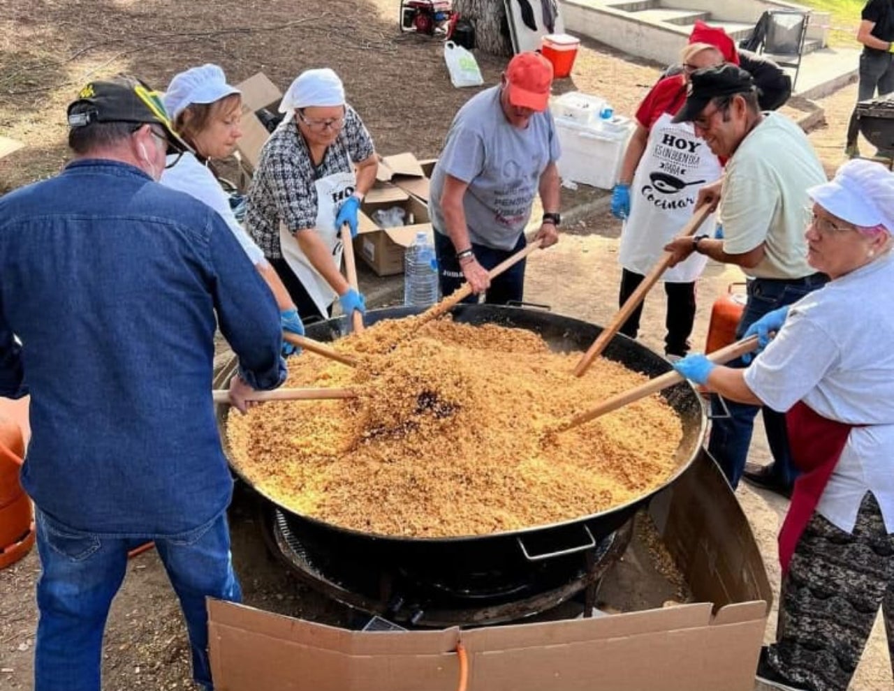 Participants al concurs de migas de Can Parellada  | AV Per la Unitat