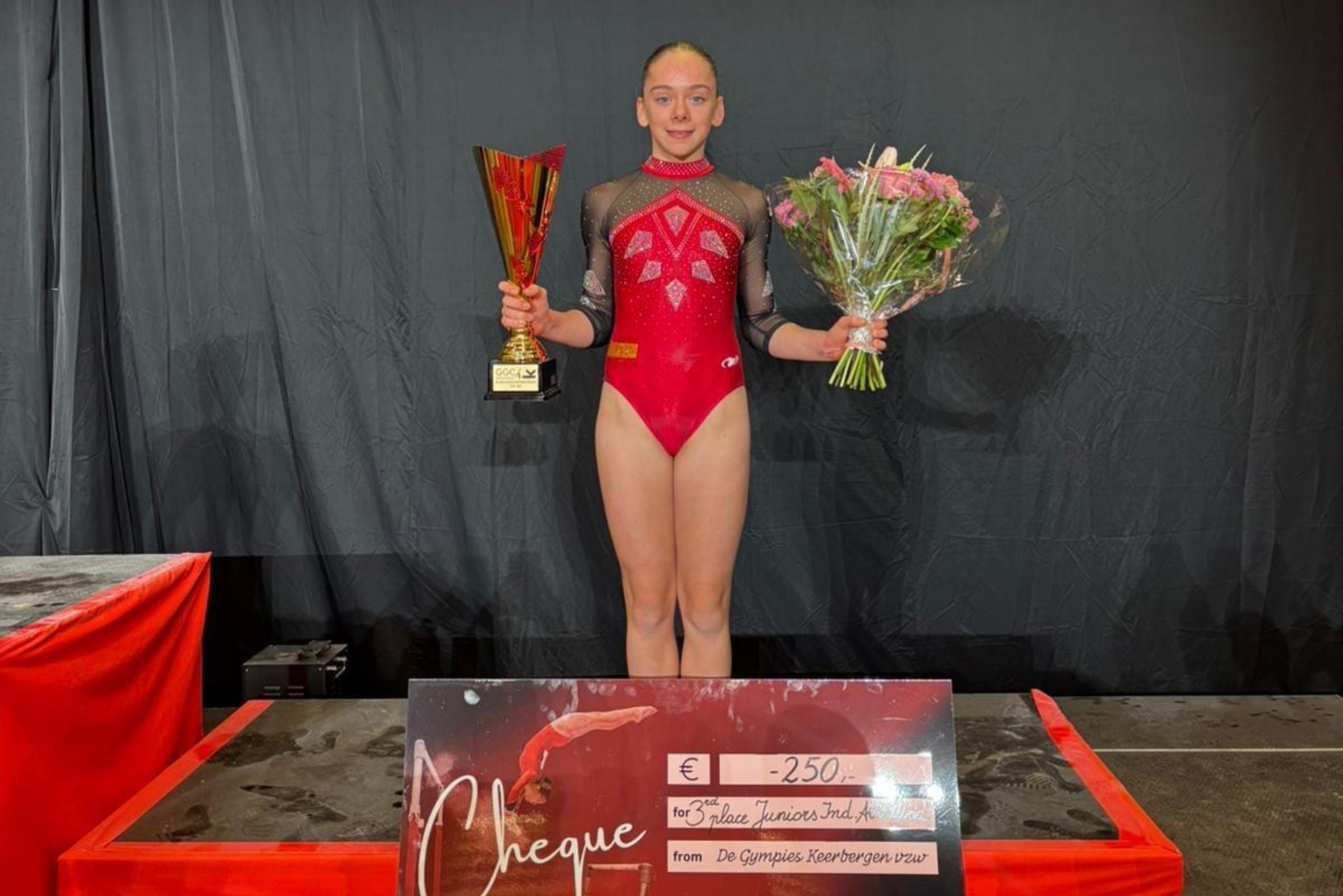 L'egarenca Victoria Valeros, medalla de bronze a la Gymnova Cup de Bèlgica | Cedida