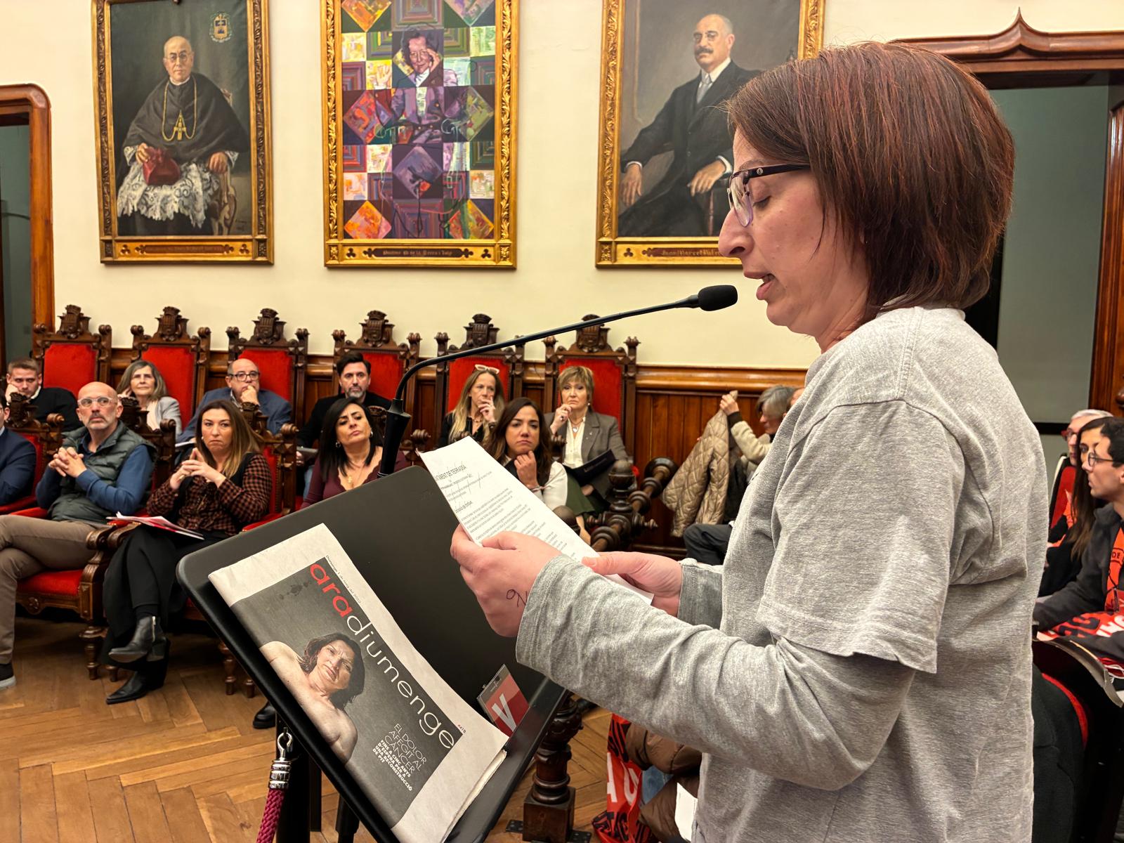 Intervenció d'Esther Lizandra Artigas en el Ple Municipal de l'Ajuntament de Terrassa del 28 de novembre | Vicenç Batalla