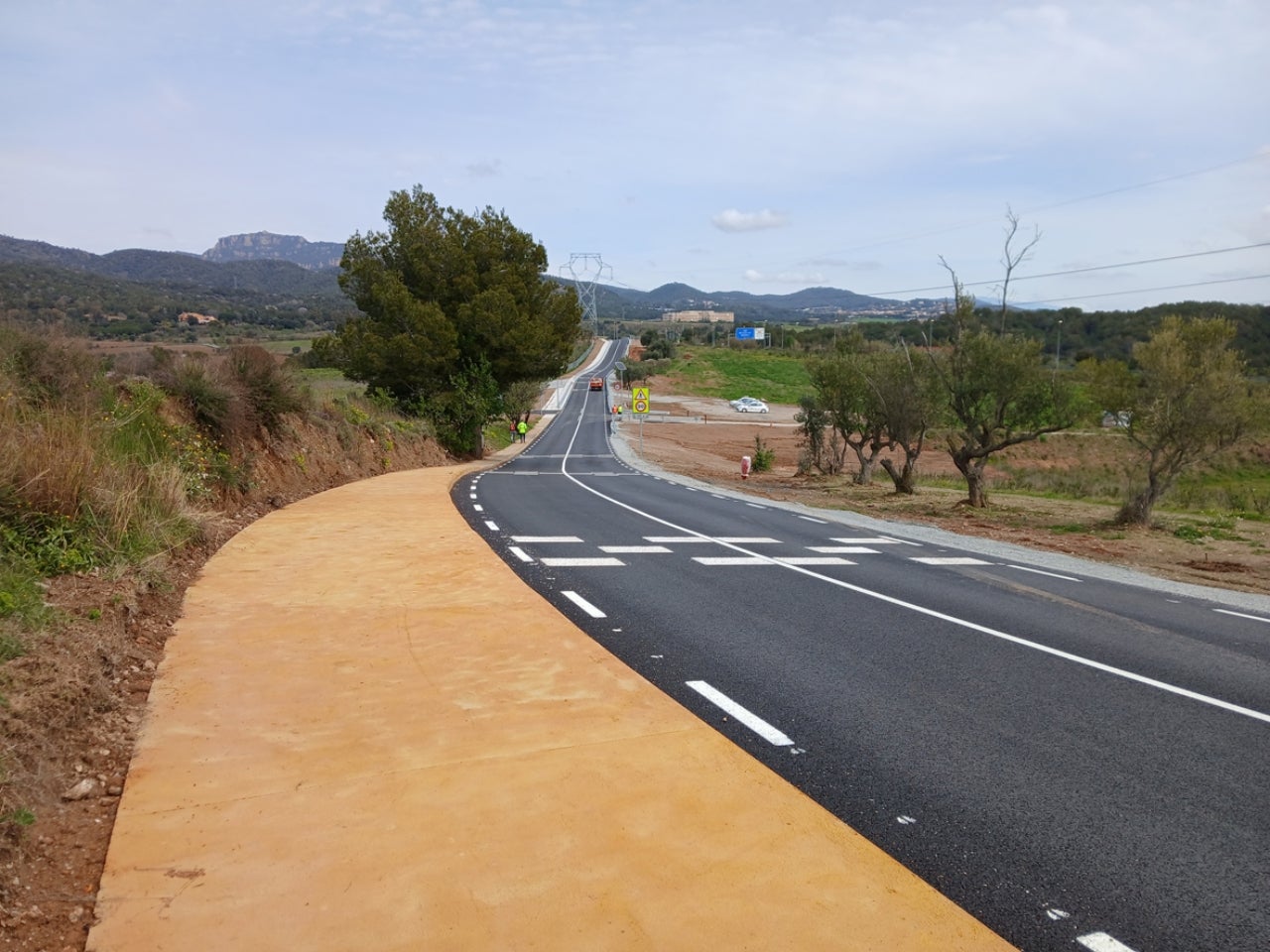 La carretera de Rellinars a Can Gonteres ha estat condicionada amb la millora del traçat | Diputació de Barcelona
