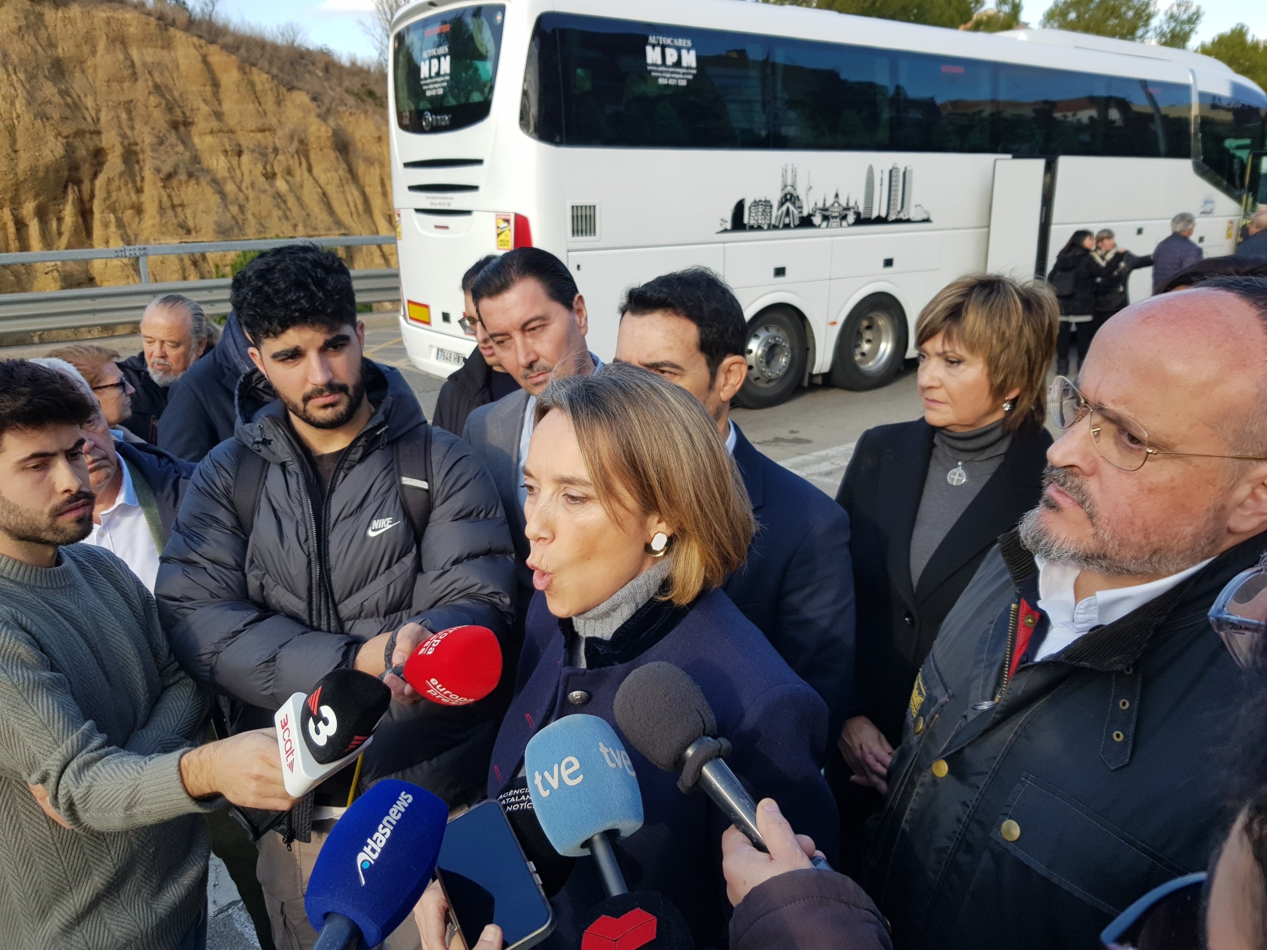 Cuca Gamarra, vicepresidenta del PP ha estat en l'acte d'homenatge a Paco Cano | Lluïsa Tarrida