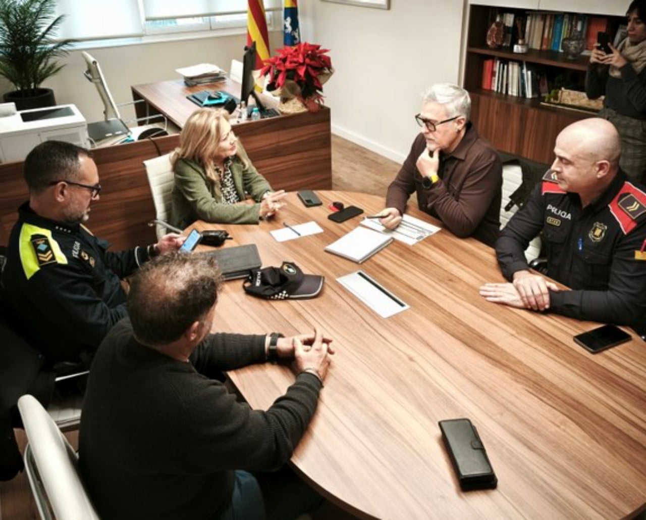 Reunión de los cuerpos de seguridad con el gobierno municipal | Ayto. Viladecavalls