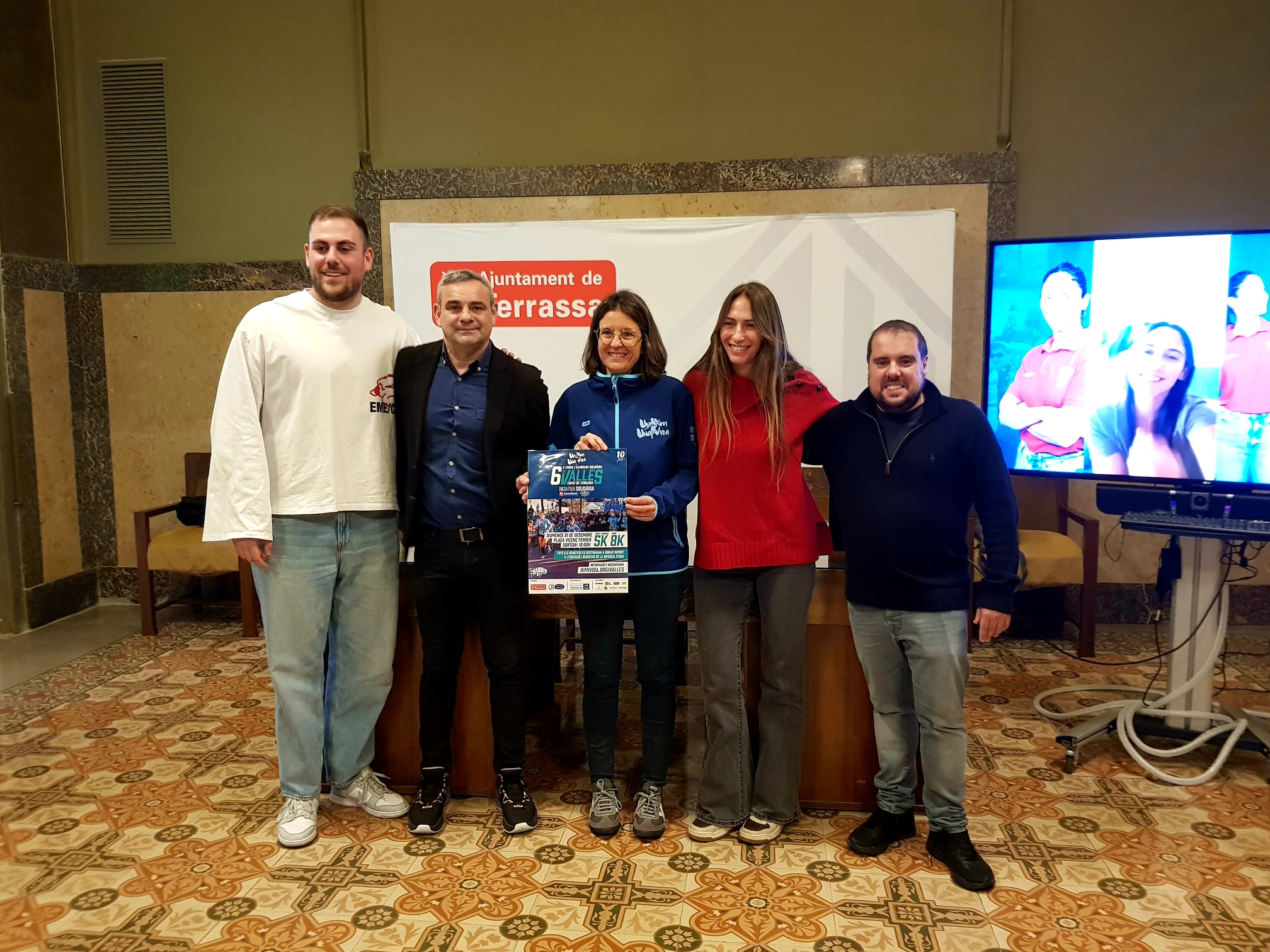 Acte de presentació de la 6a Cursa Vicente Ferrer de Terrassa | Lluïsa Tarrida