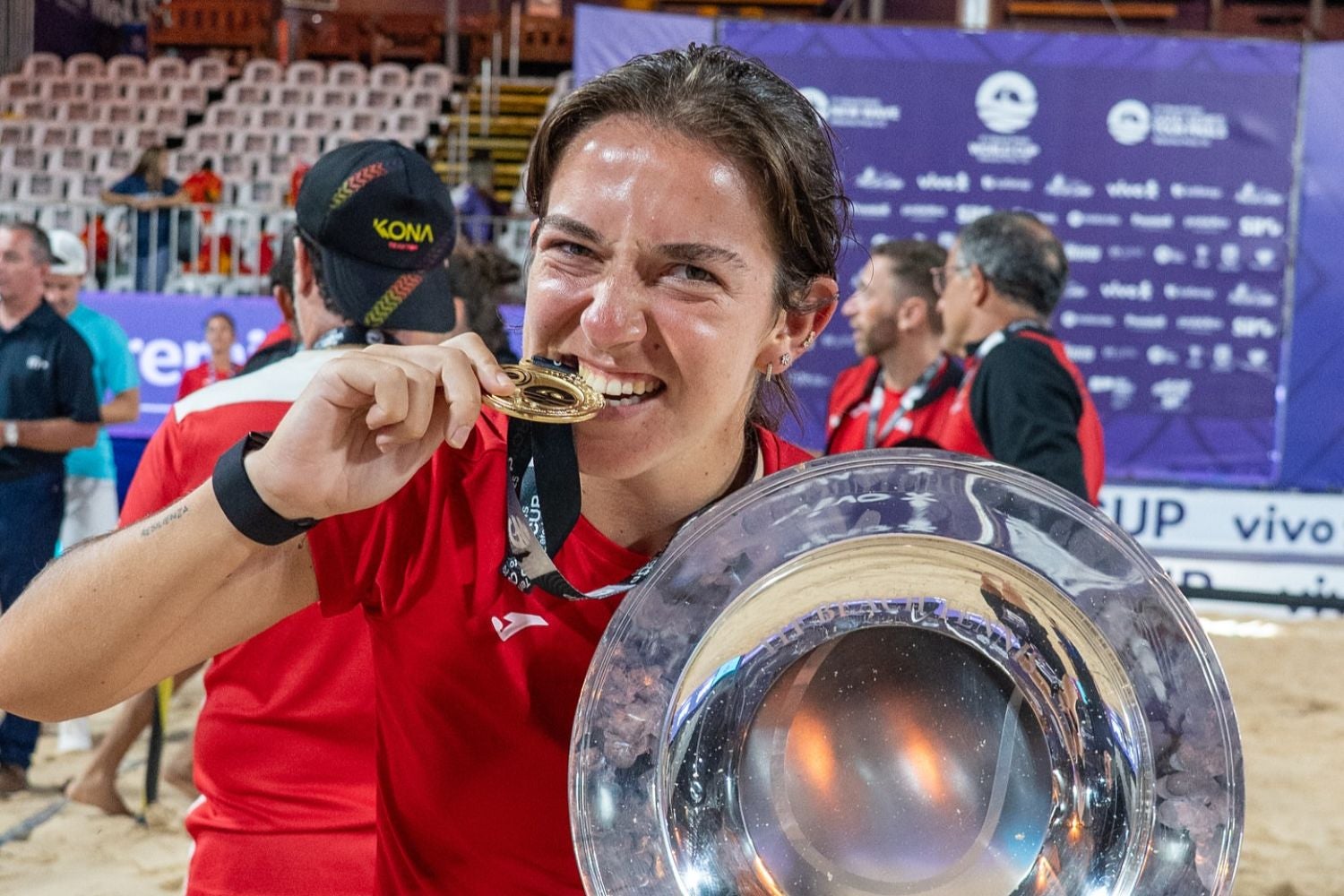 Ariadna Costa, campiona del món de tenis platja amb la selecció espanyola | CD Terrassa