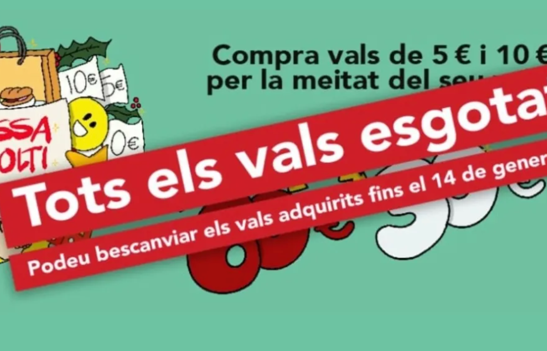 La imatge de campanya comercial 'Terrassa Val Molt!' per a les festes nadalenques 2025, amb tots els abonaments esgotats