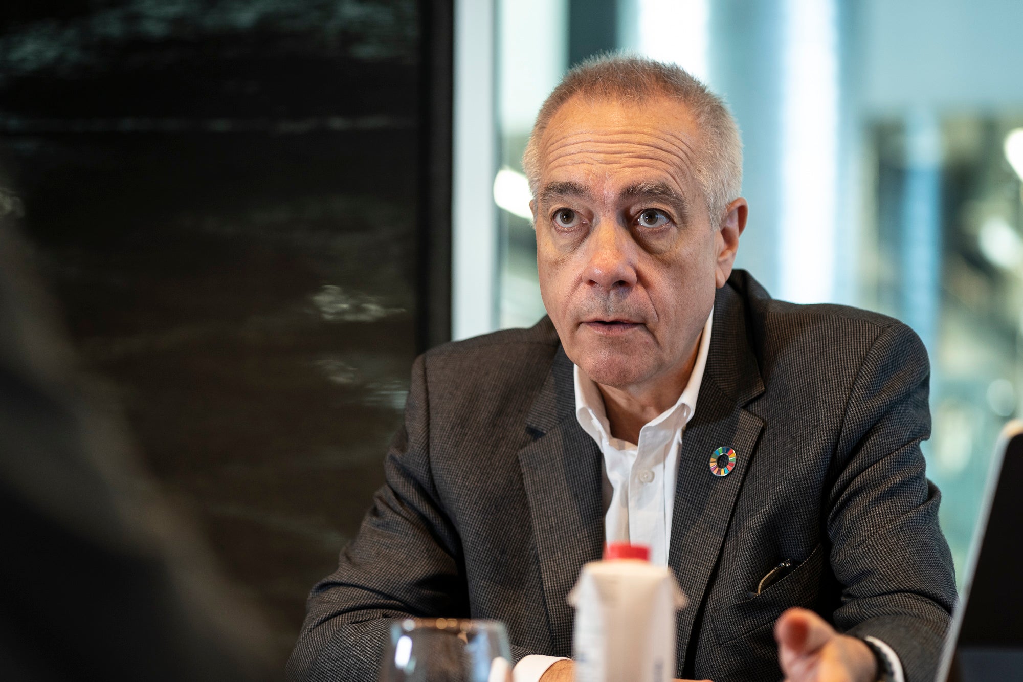 Pere Navarro, President del Comité Executiu del Consorci de la Zona Franca. Barcelona 17.12.2025 | Mireia Comas