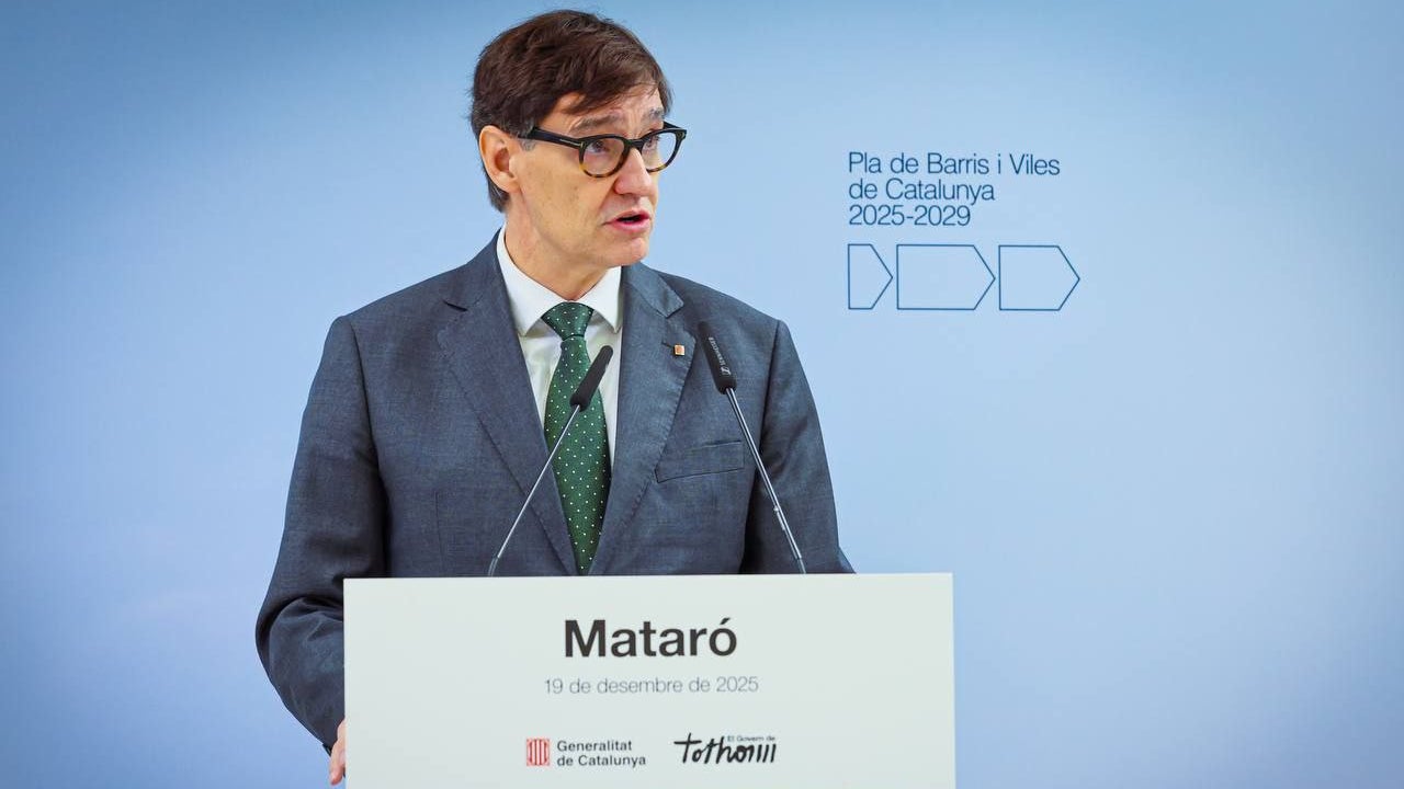 El president, durant la seva intervenció en l'acte. | Jordi Bedmar
