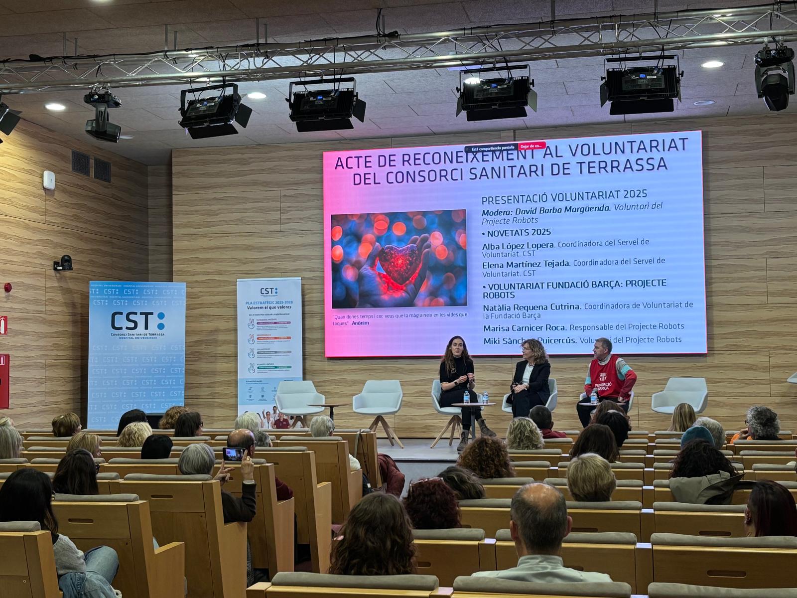 El Consorci Sanitari de Terrassa celebra l'acte anual de reconeixement al voluntariat | CST