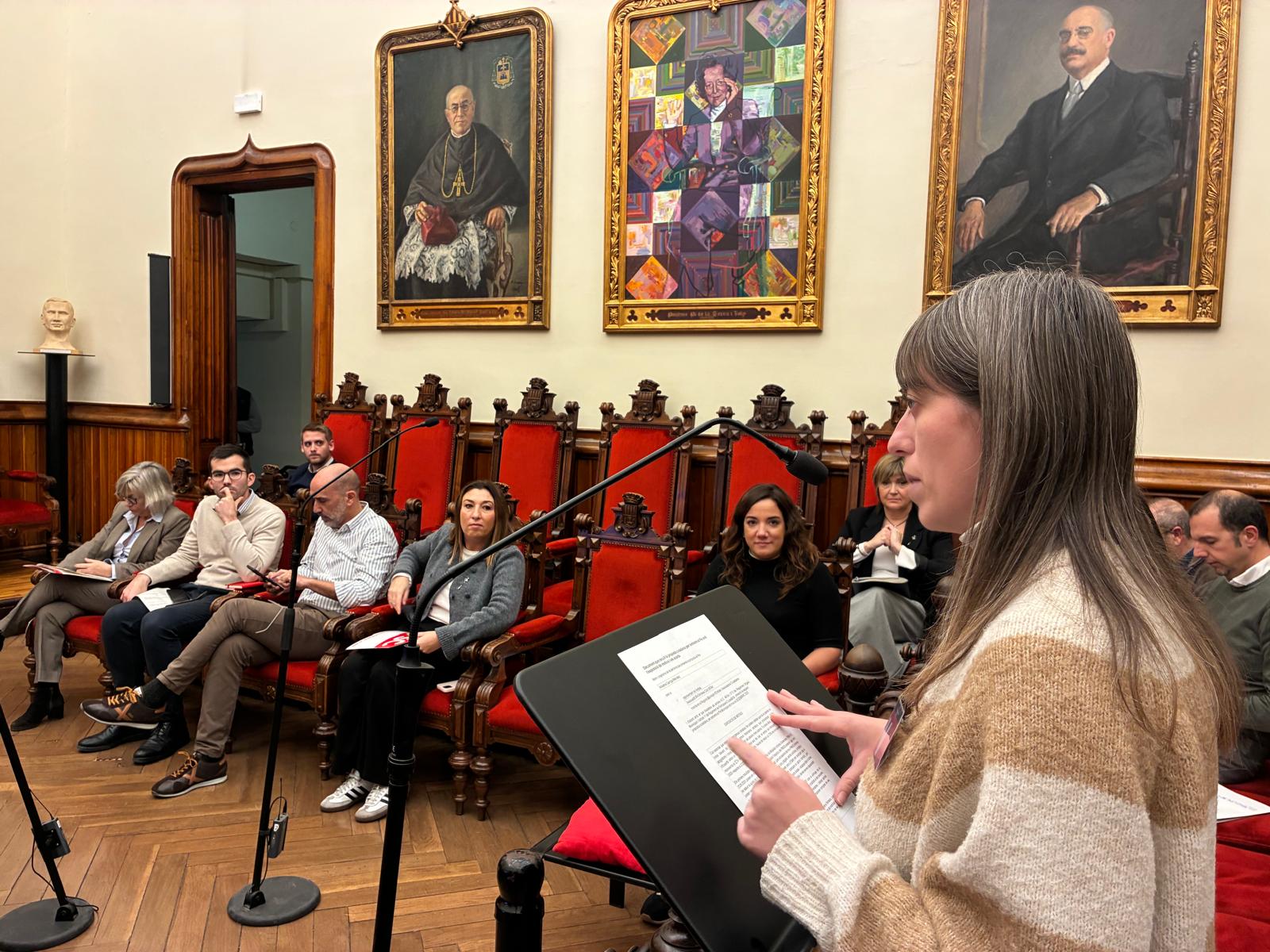 Ariadna Garriga, representant de BiTer, al Ple Municipal de desembre | Vicenç Batalla