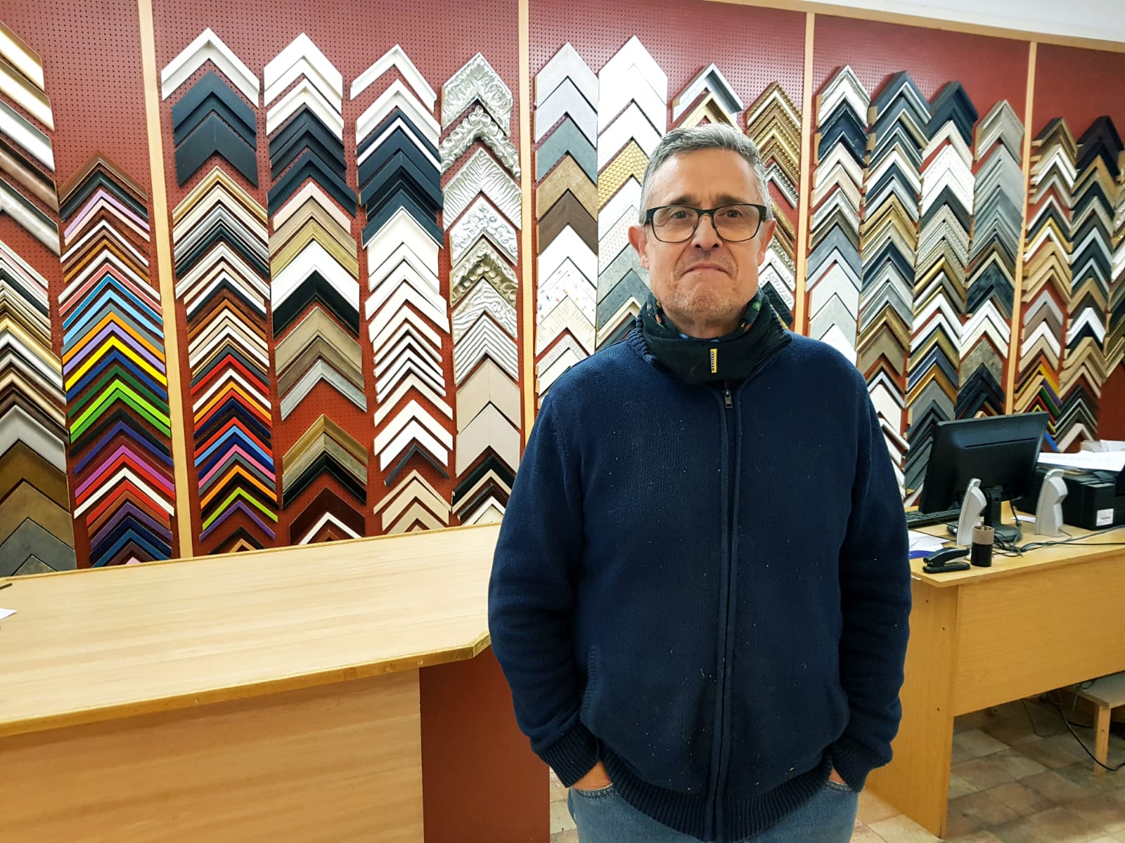 Antoni Fernández Cruells, d'Artesans del marc, es jubila | Lluïsa Tarrida