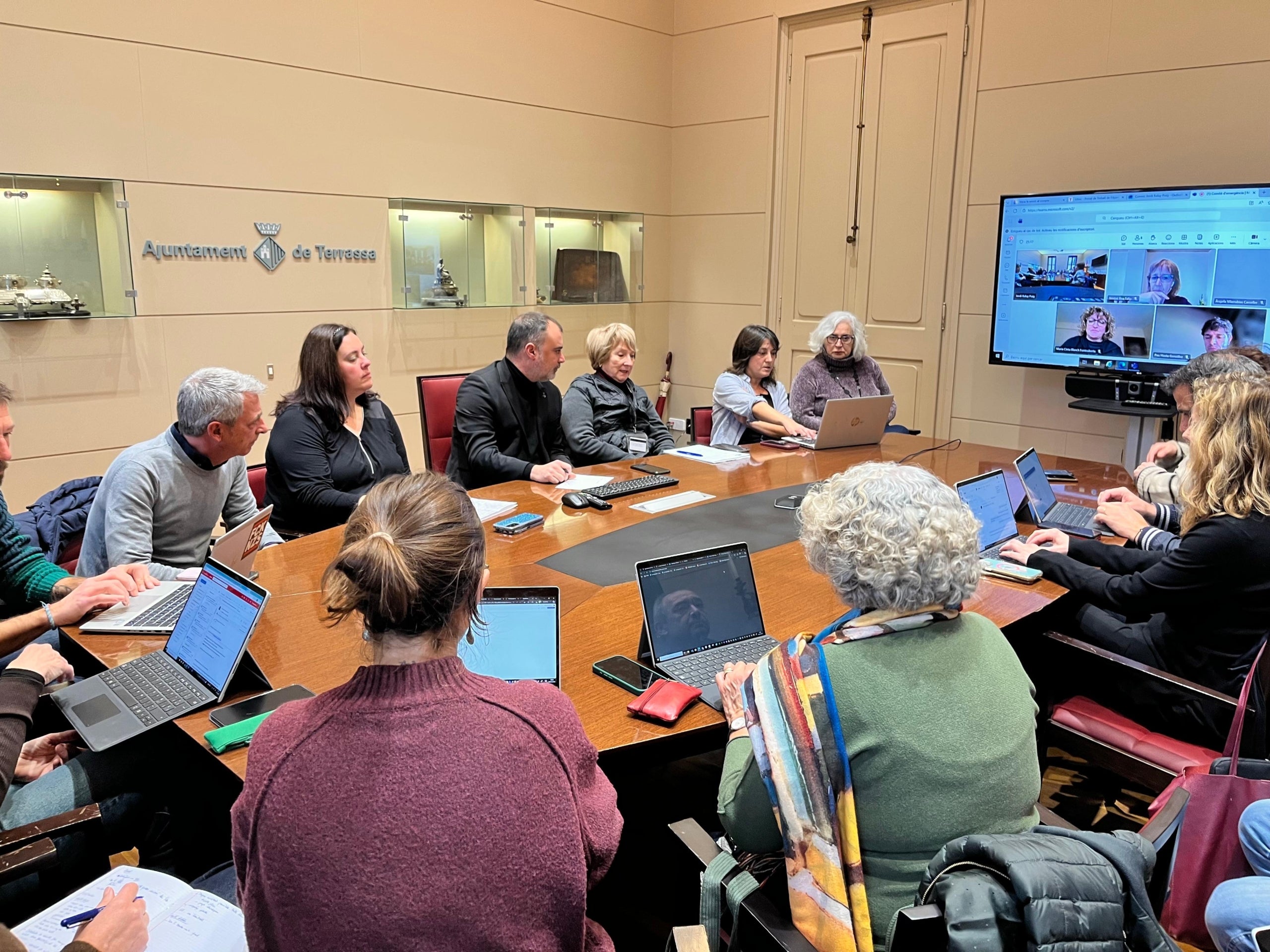 Reunió del Comitè d'Emergència Municipal de Terrassa aquest diumenge dia 4 de gener | Aj. Terrassa