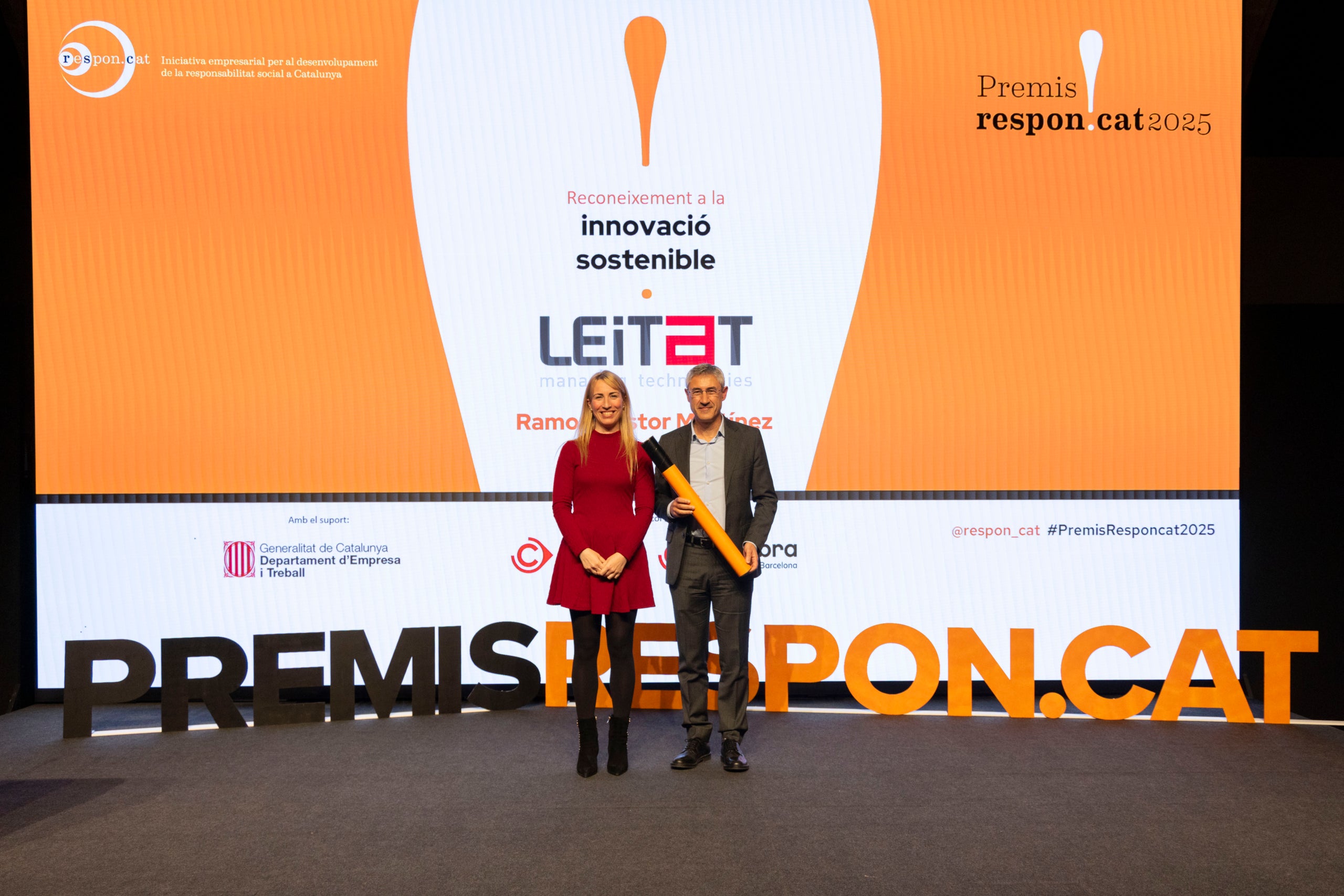 Leitat rep el Premi Respon.cat a la Innovació Sostenible 2025 | Leitat