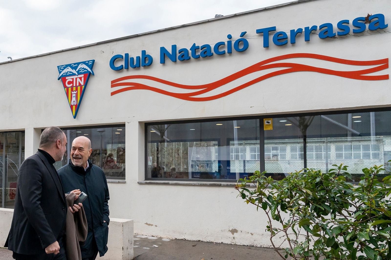 Jordi Ballart i Alberto Muñoz s'han reunit amb Jesús Cortés, president del CN Terrassa | Ajuntament de Terrassa